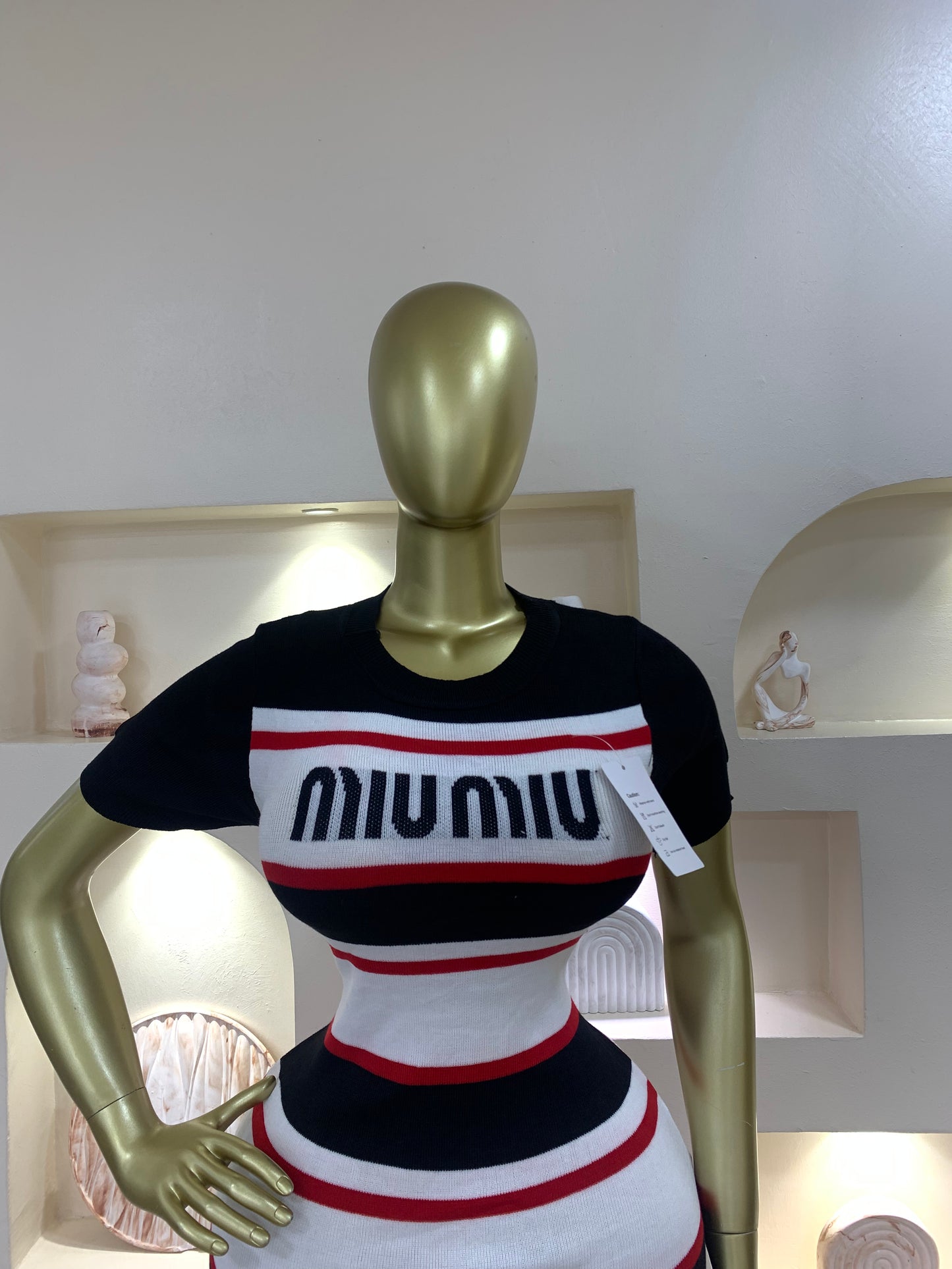 Miu Miu Strip Gown