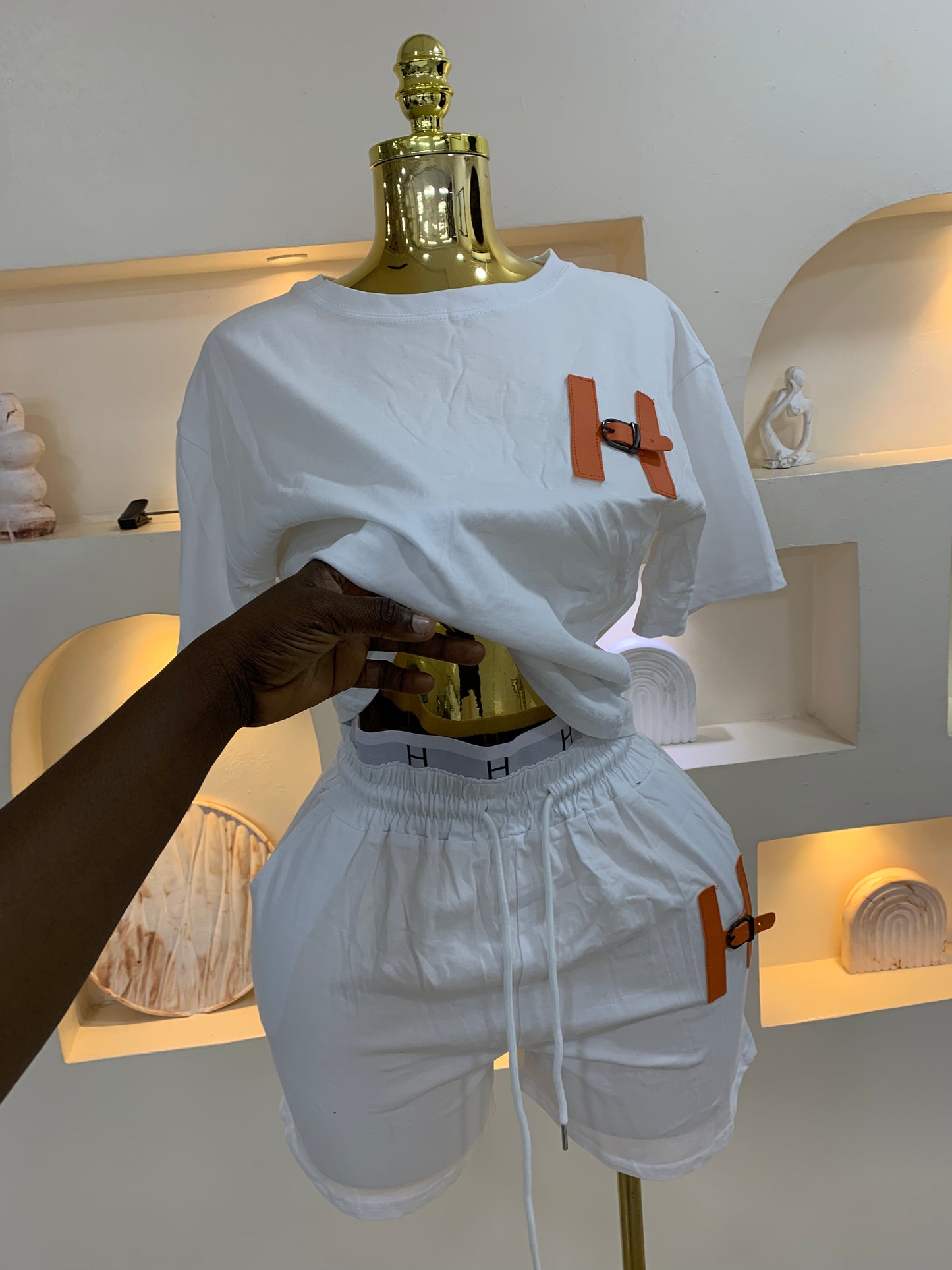 H Belt Short Two Piece