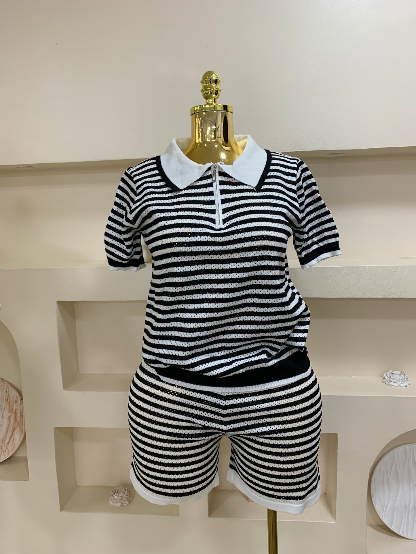 Zip Collar Two Piece Tmf022