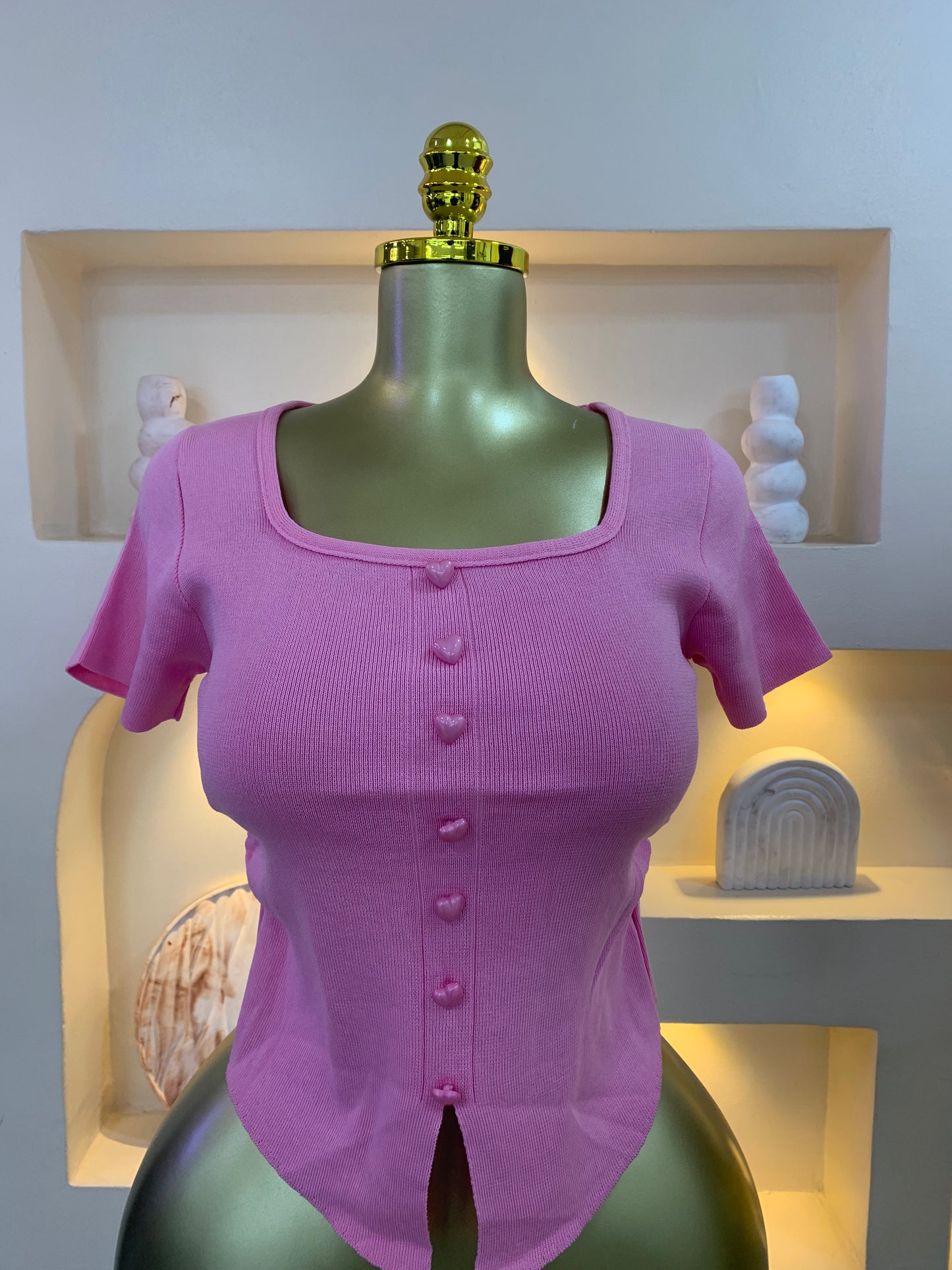 Squareneck love top MW1013