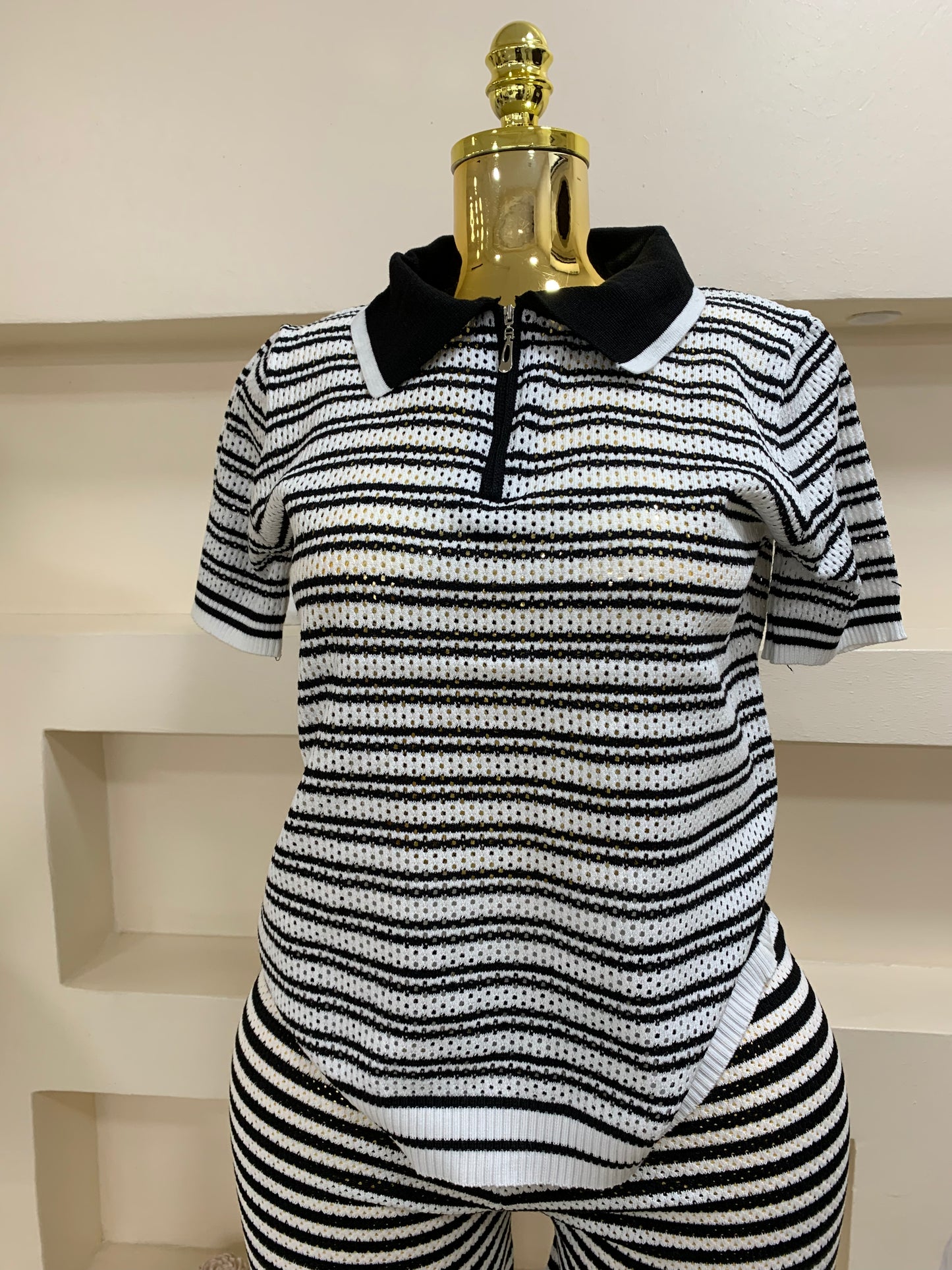 Zip Collar Two Piece Tmf022