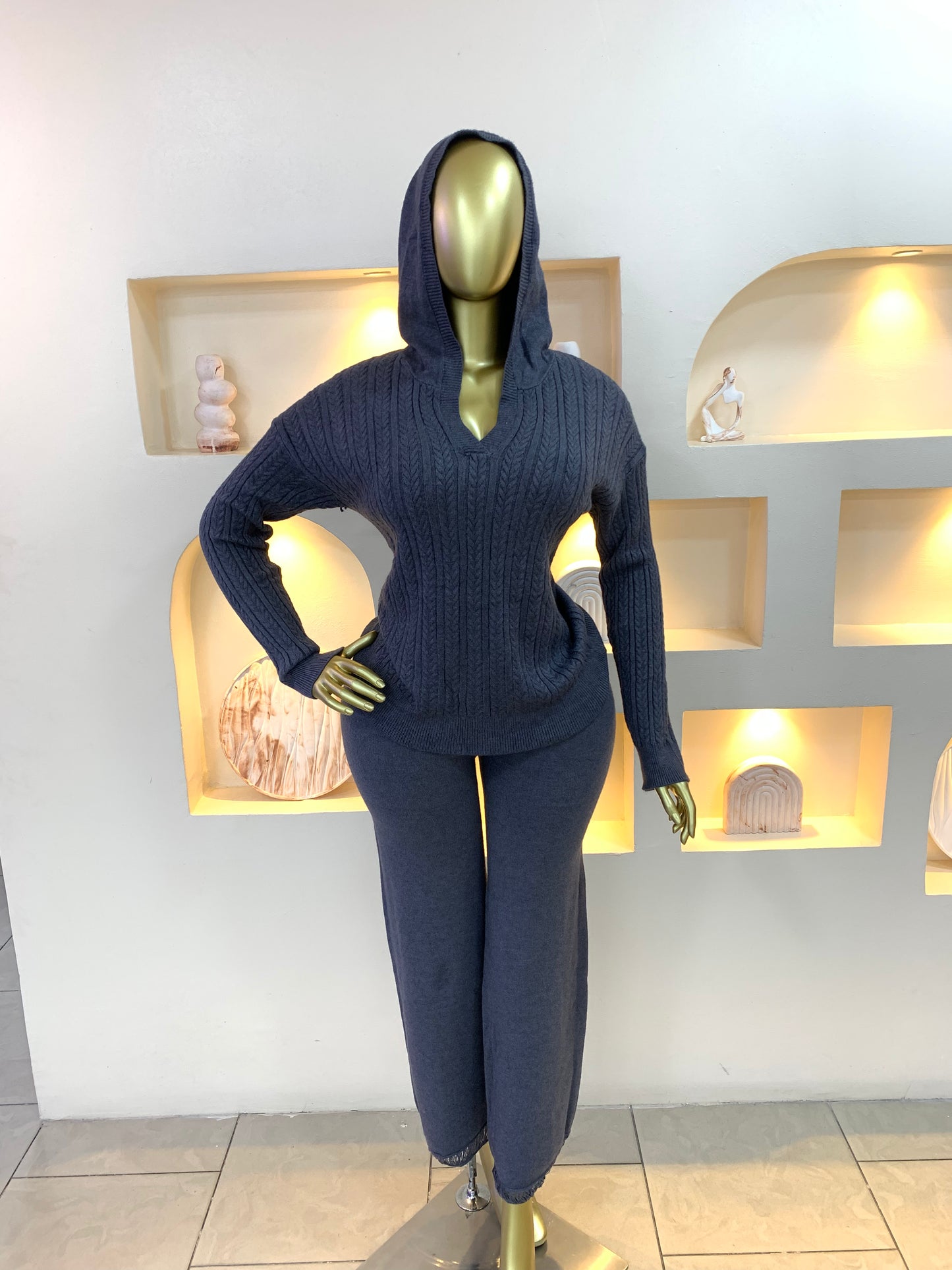 Intertwined Sweater Two Piece
