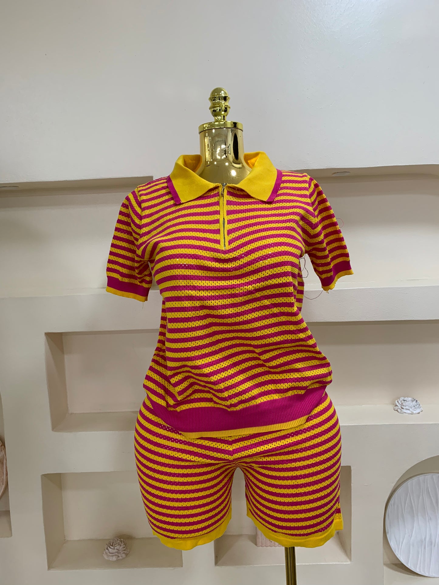 Zip Collar Two Piece Tmf022