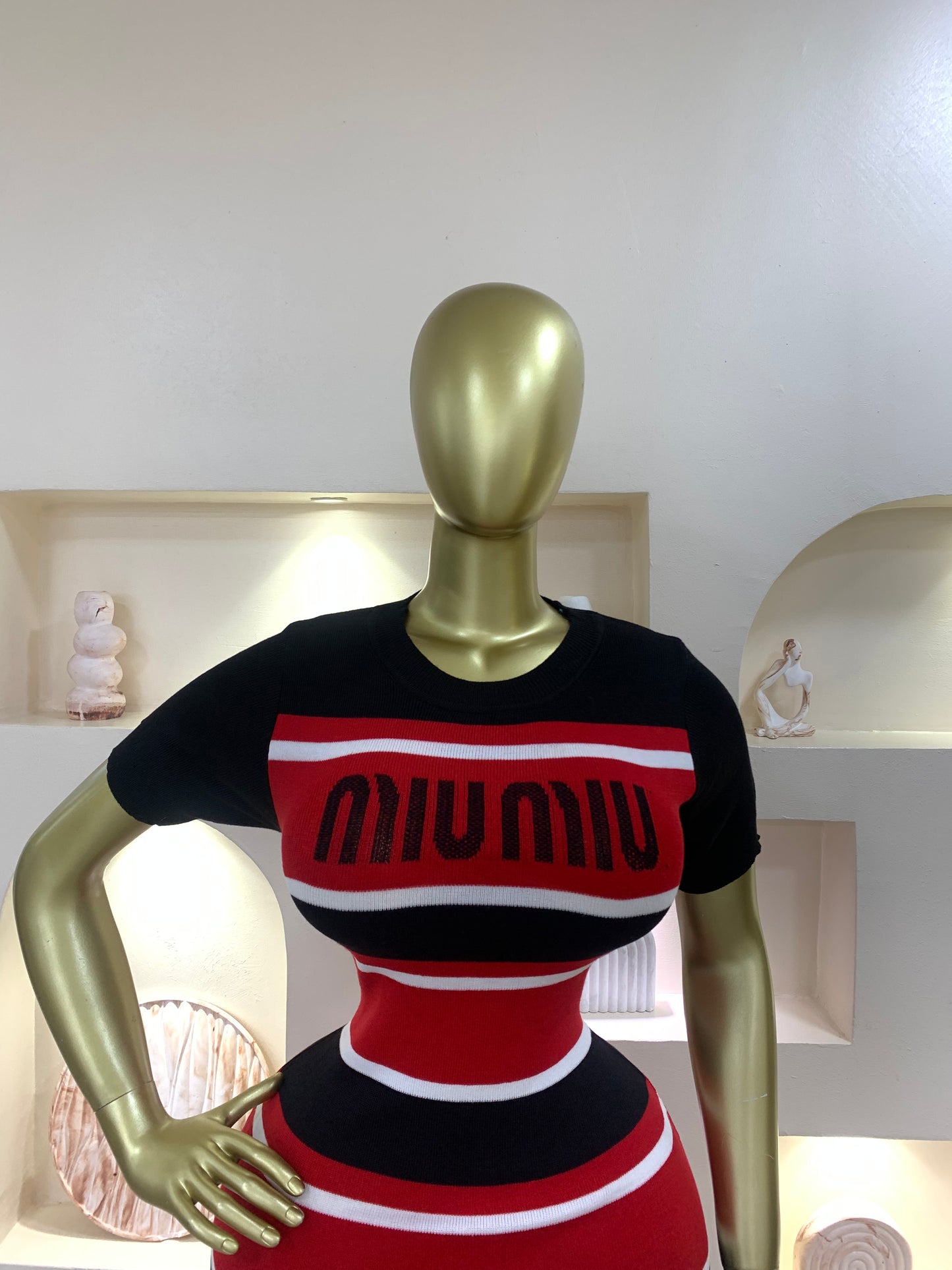 Miu Miu Strip Gown