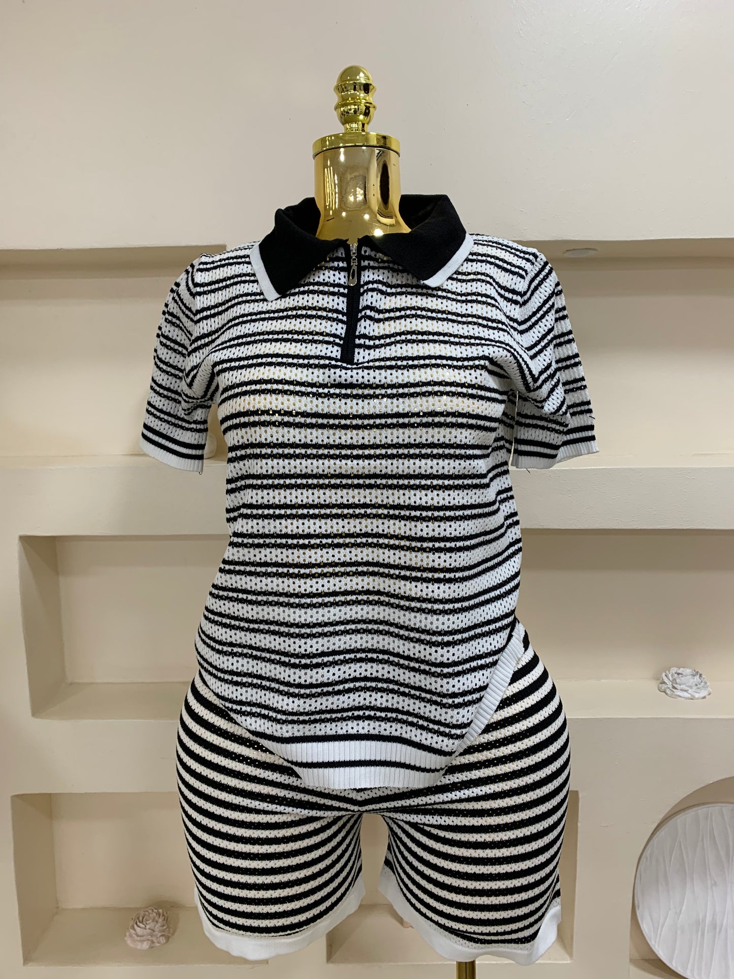 Zip Collar Two Piece Tmf022