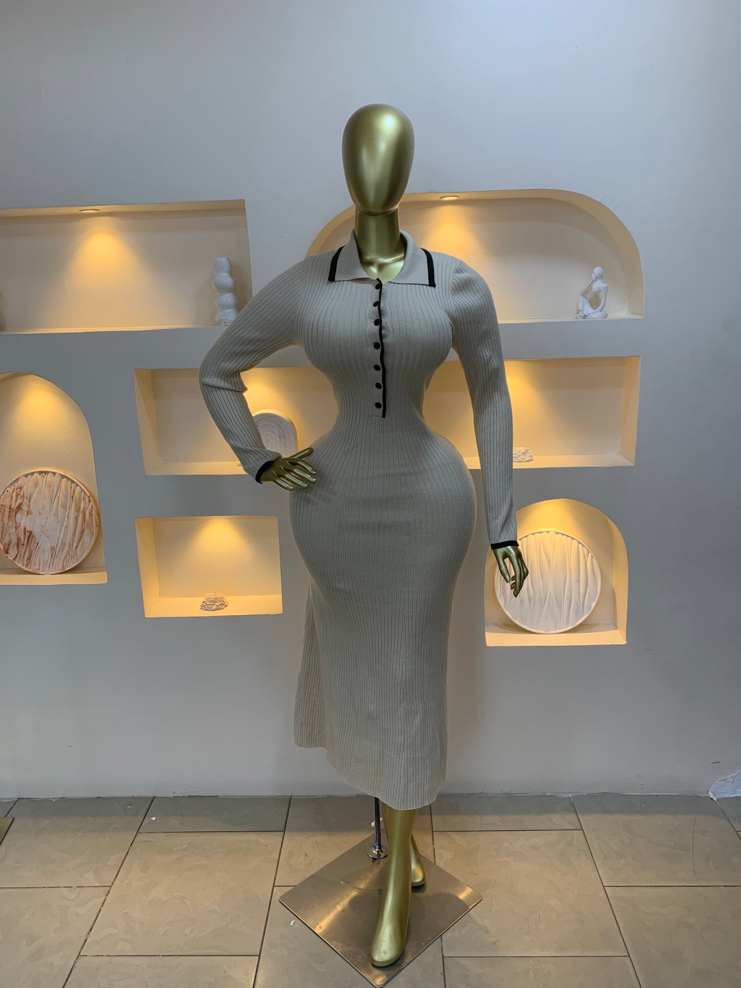 Tecrew Button Gown