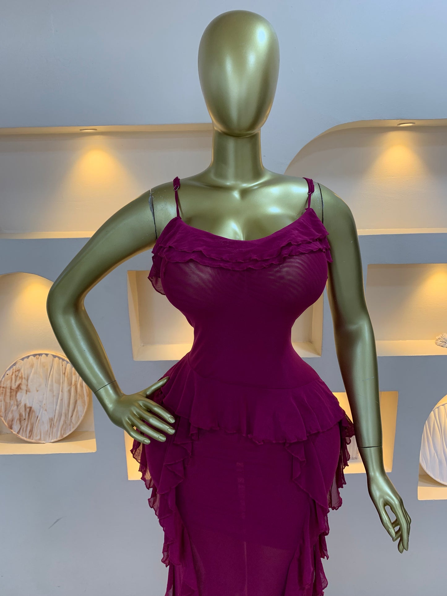 Ruffle dress MW107