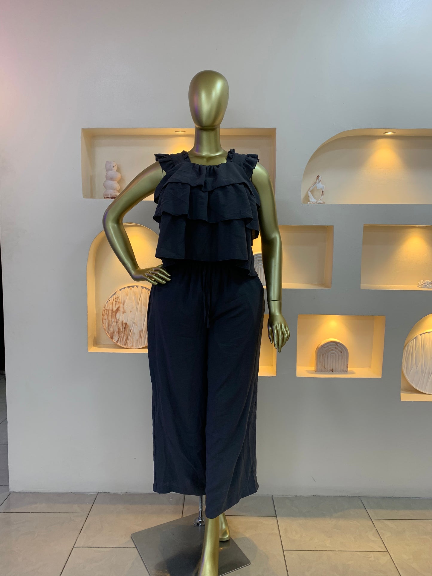 Ruffle Line Two Piece Set DG120