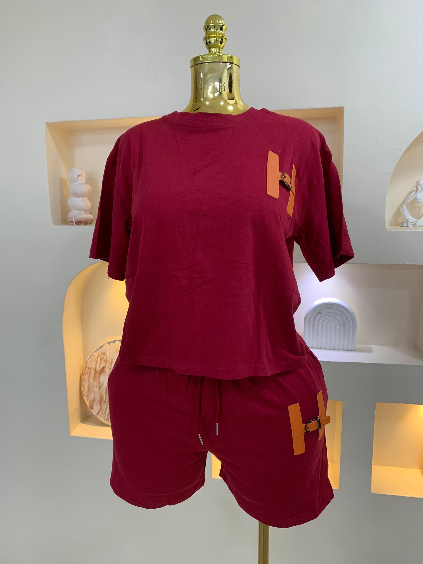 H Belt Short Two Piece