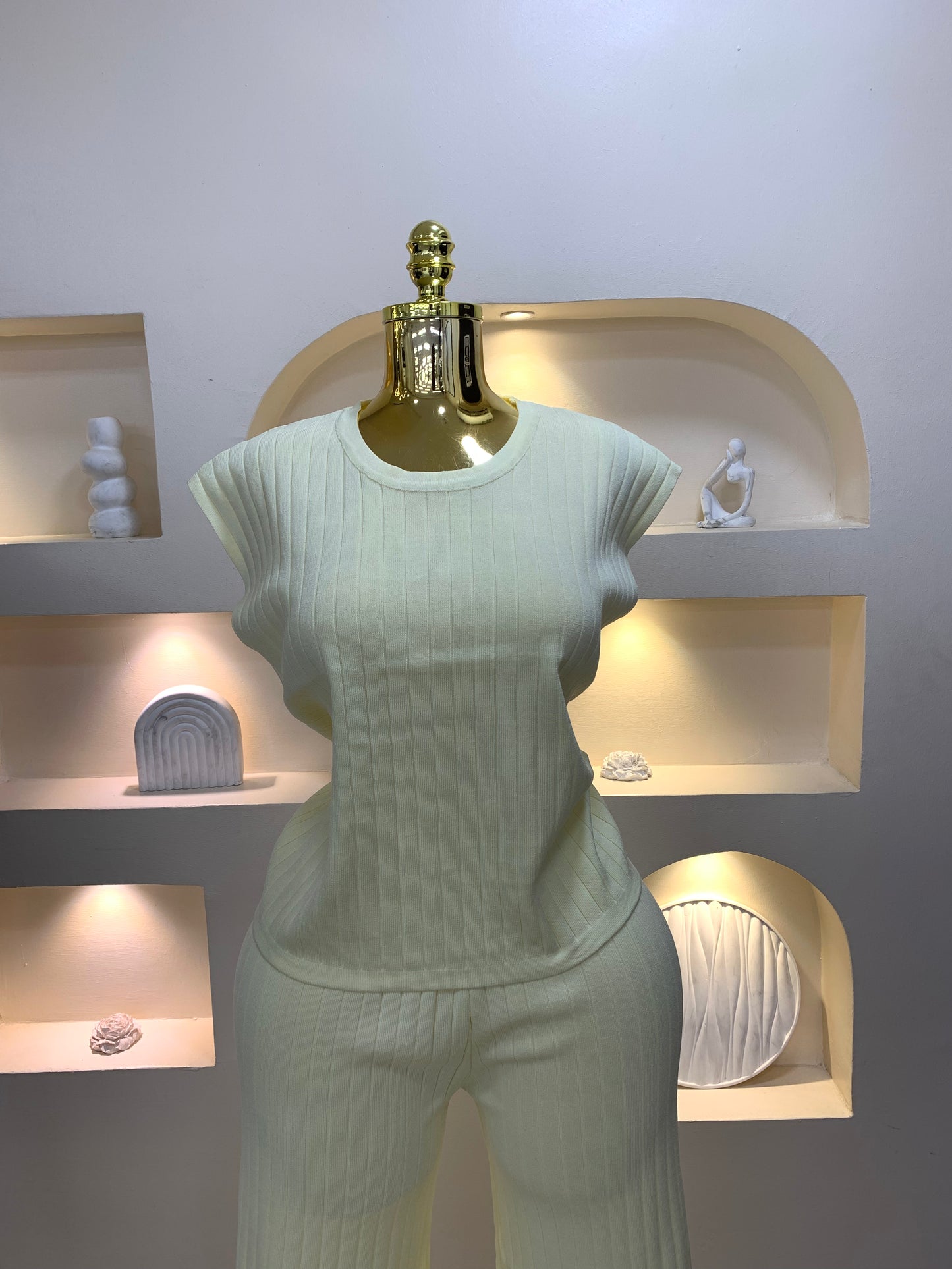 Sleeveless Top Two Piece ZT 217