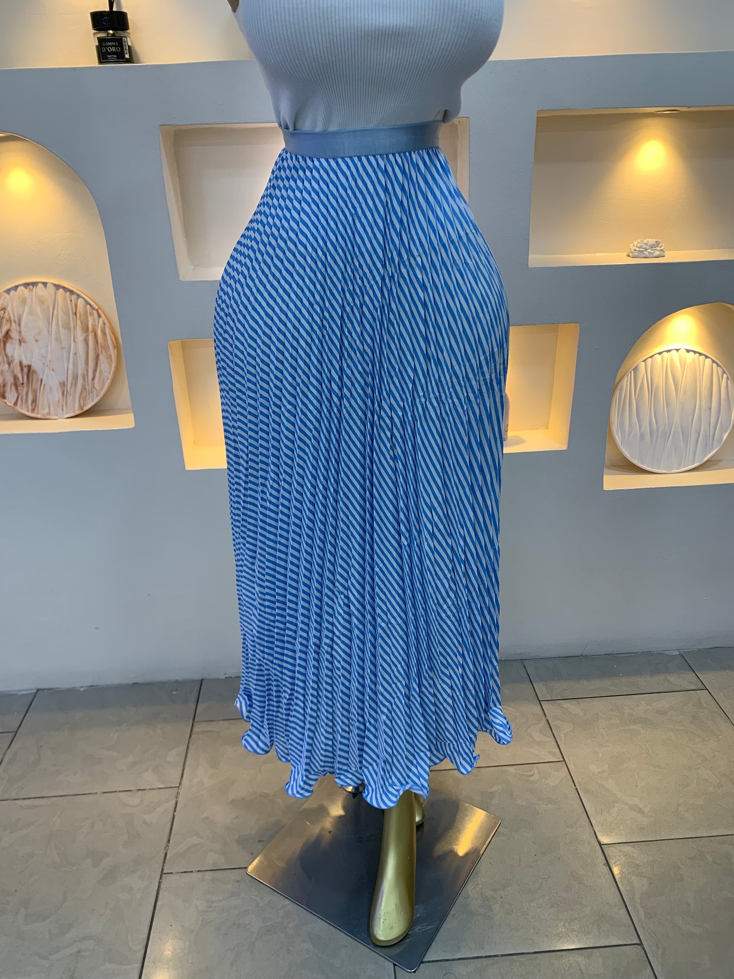 Citron pleated skirt 3003 Tmf029