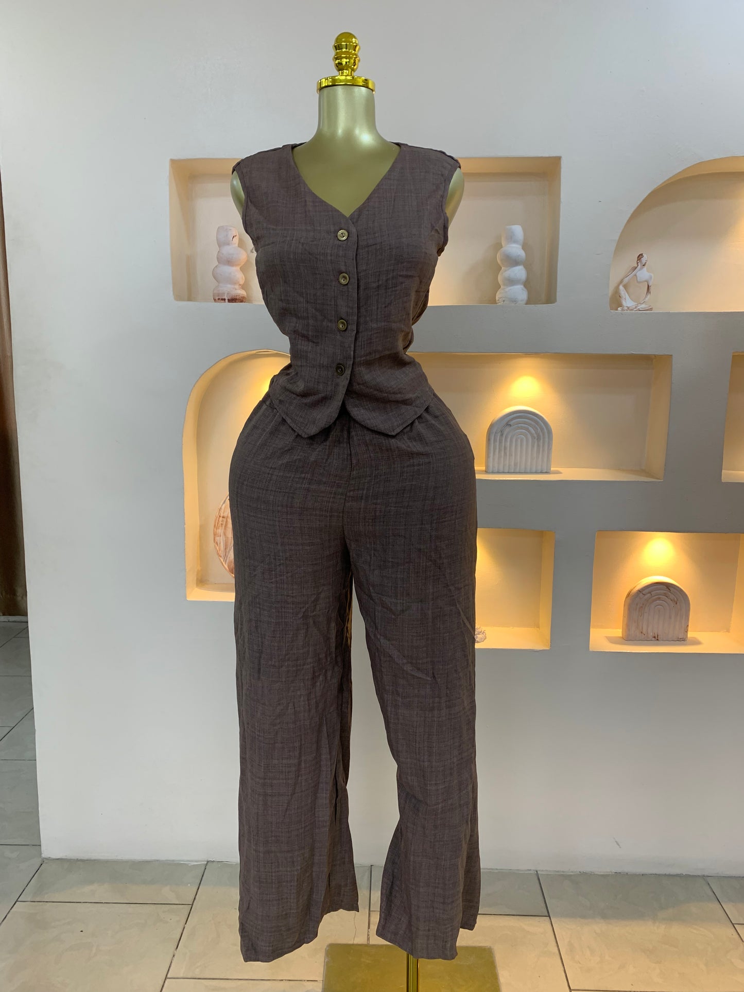 Jacket Linen Set WC444