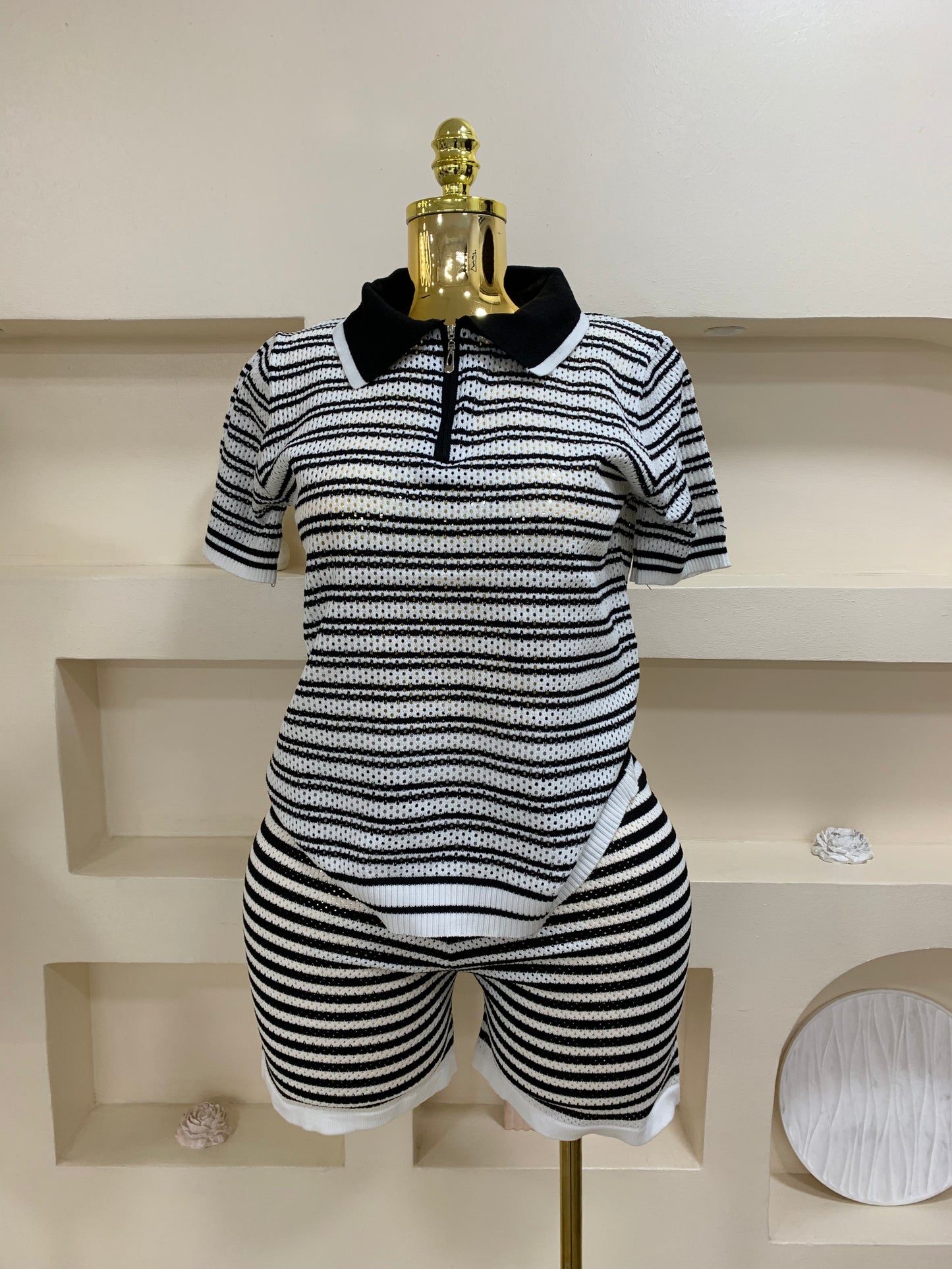 Zip Collar Two Piece Tmf022