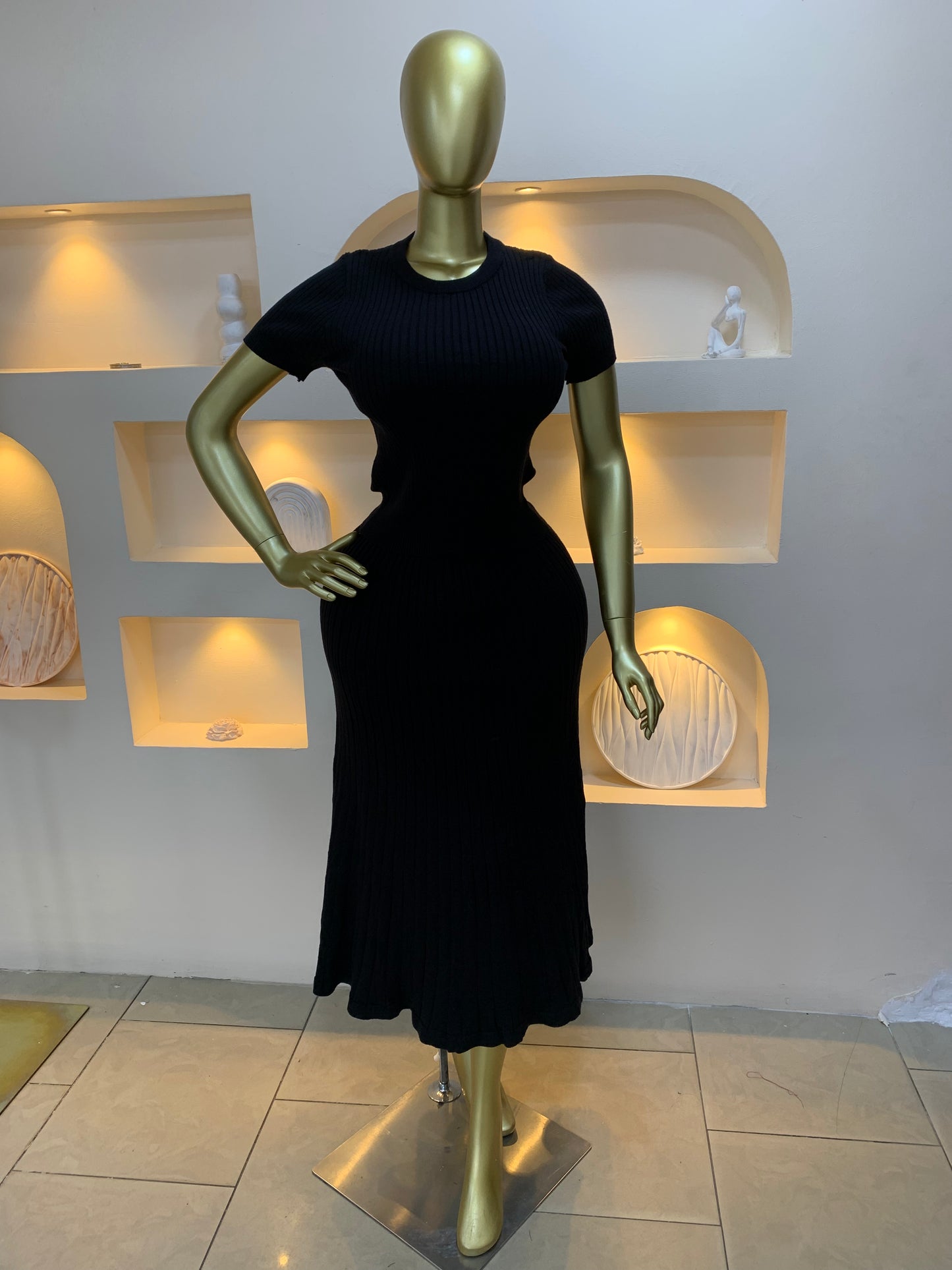 Flare Skirt Two Piece Set