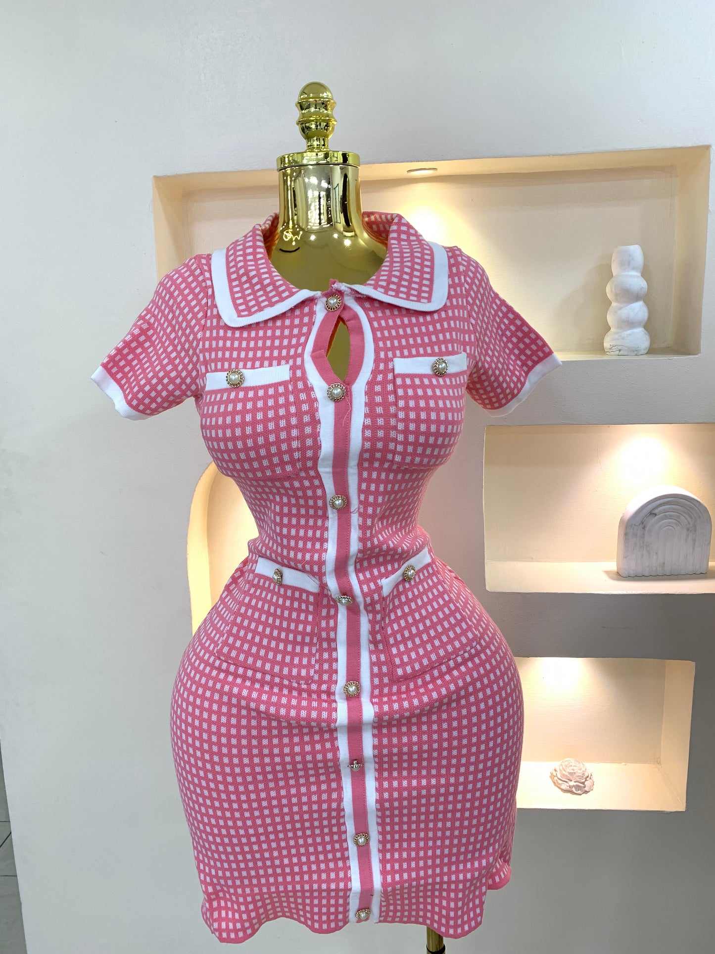 Checkers Pocket Dress ZT 401