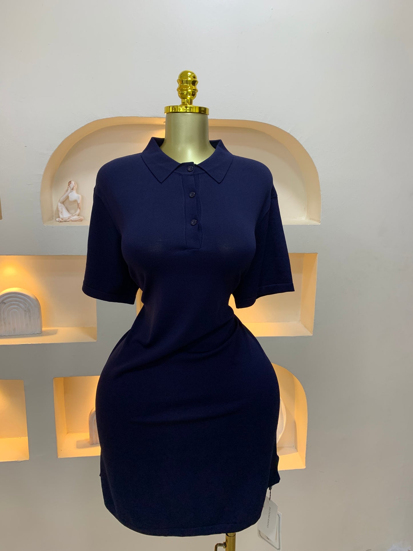 Datang Collar Dress ZT701