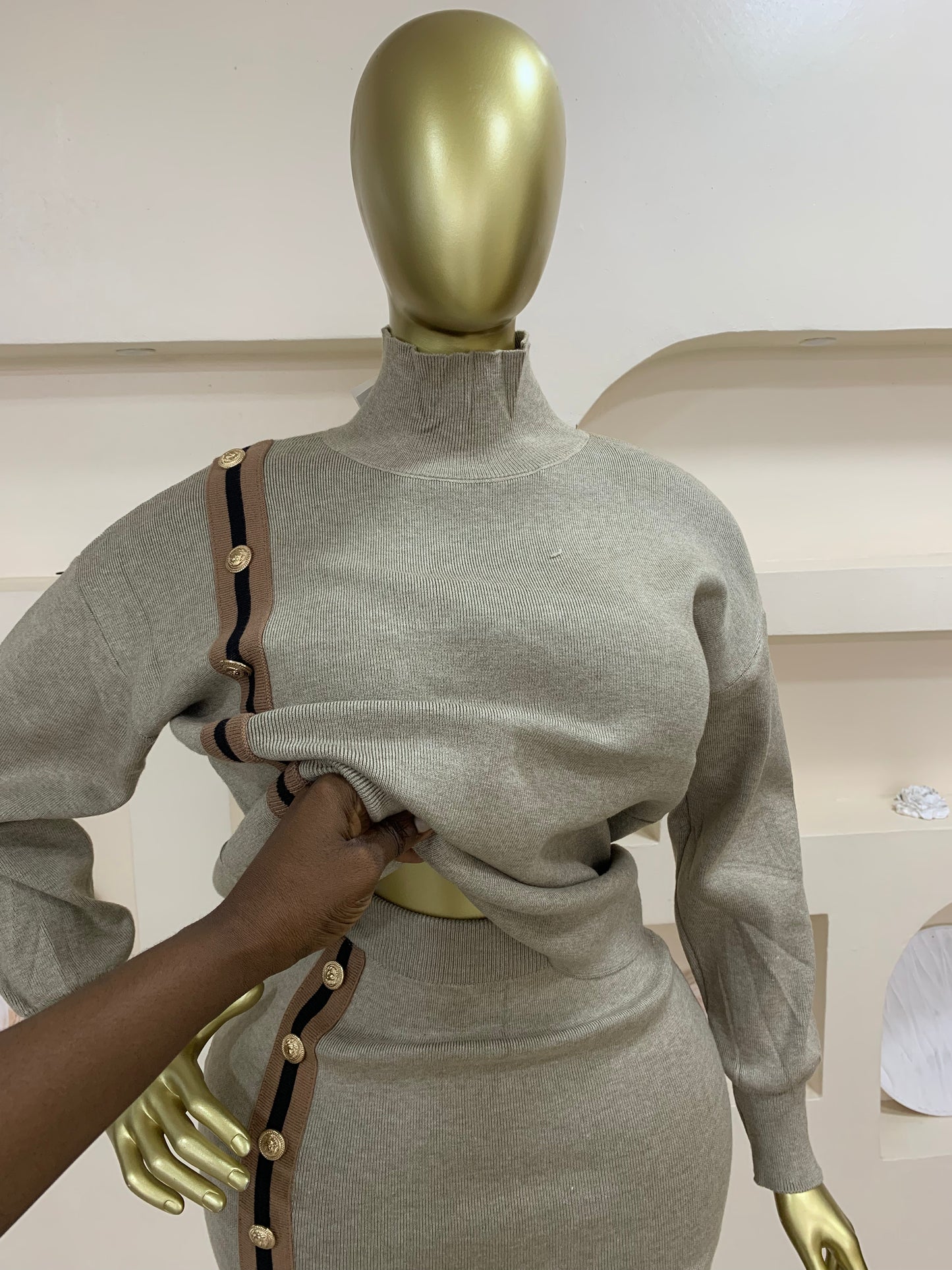 Balmain Plus Size Two Piece MW191