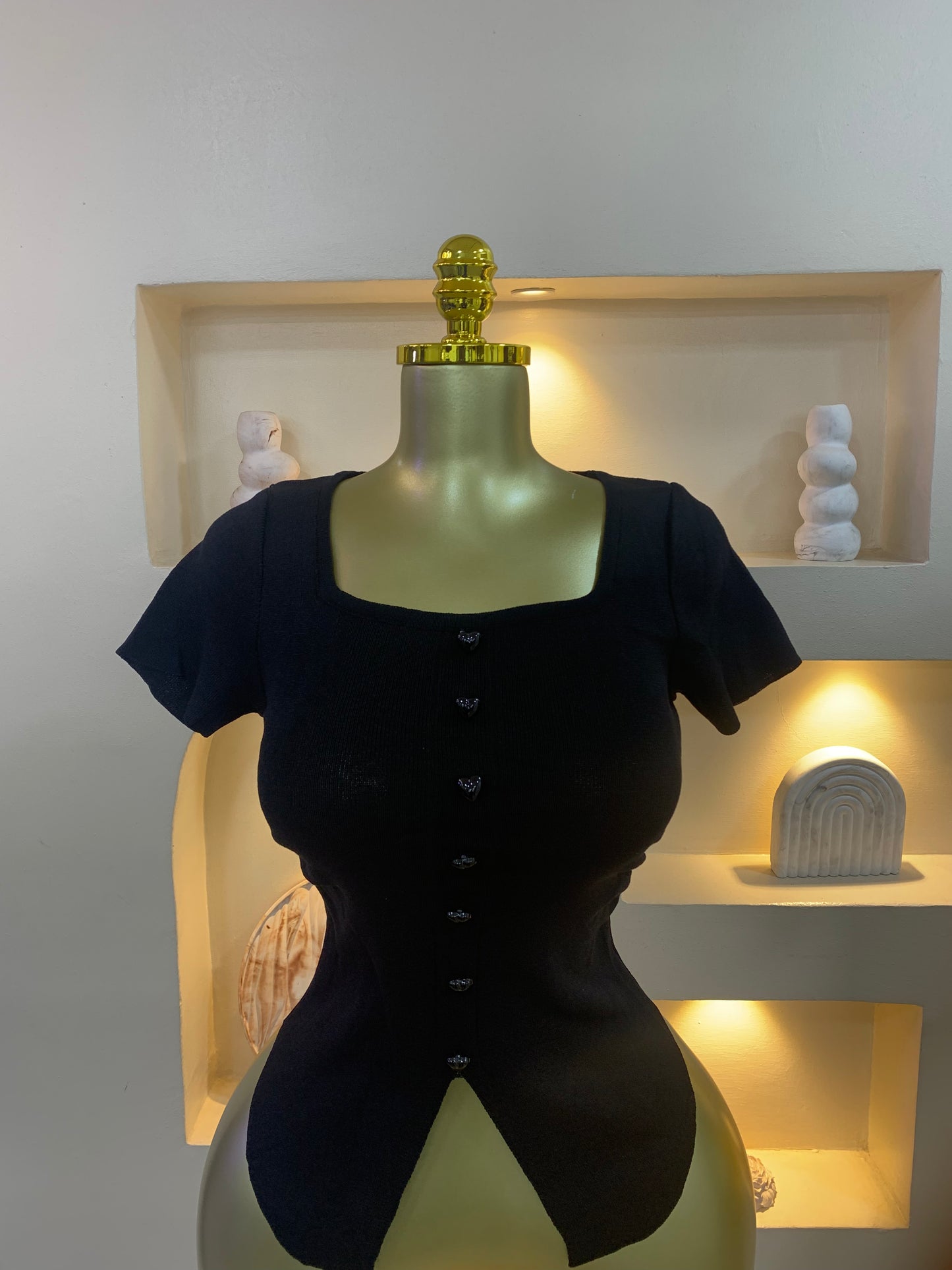 Squareneck love top MW1013