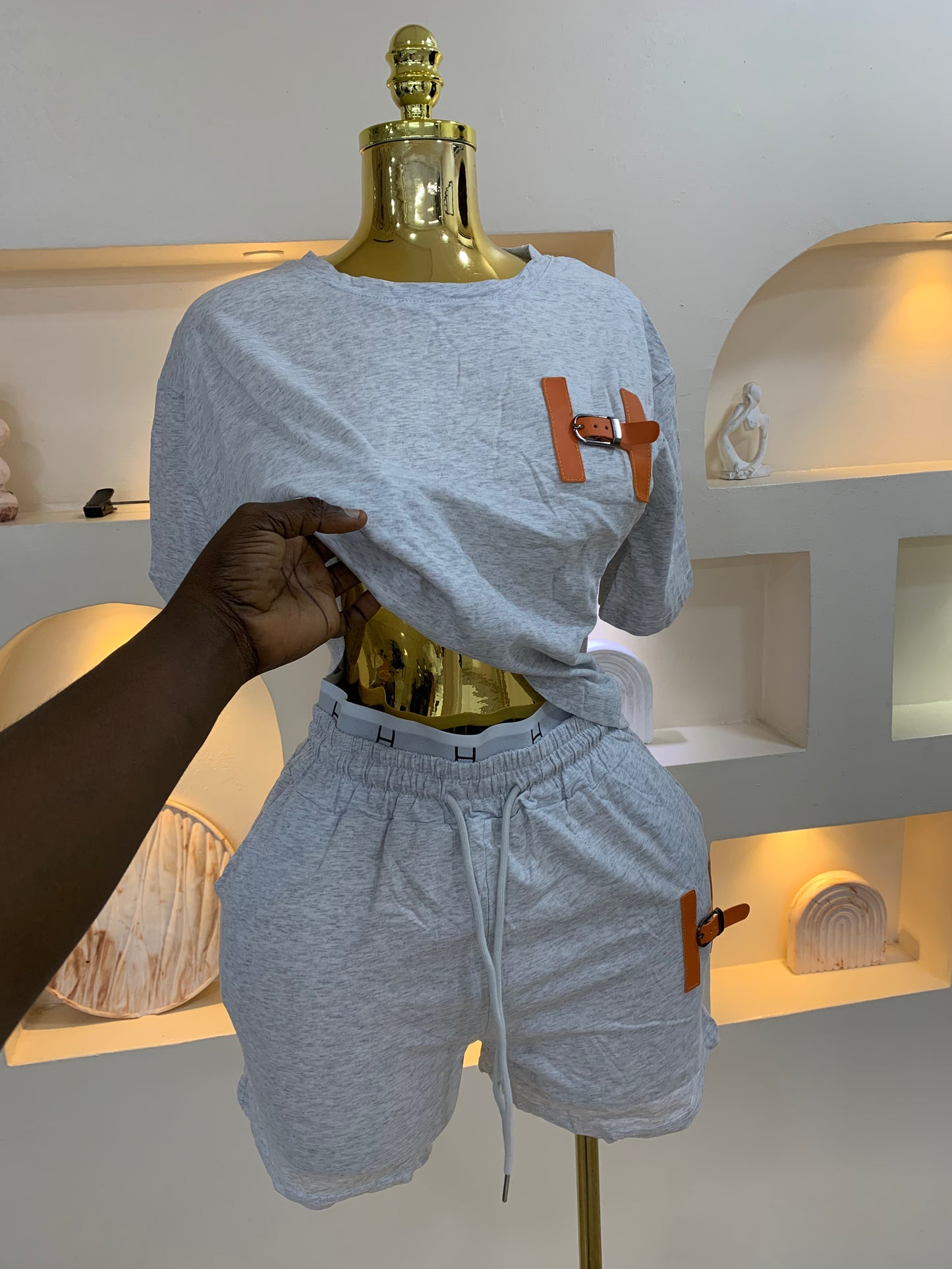 H Belt Short Two Piece