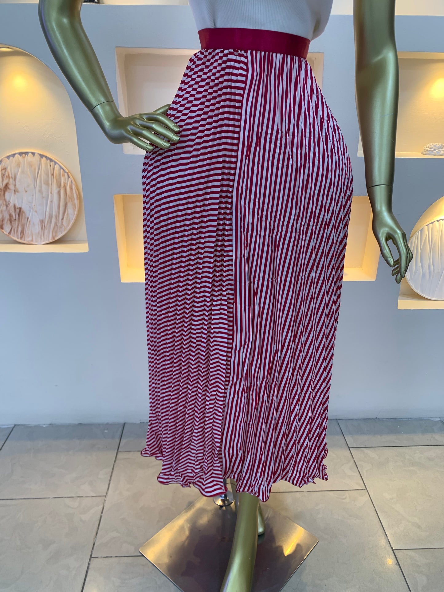 Citron pleated skirt 3003 Tmf029