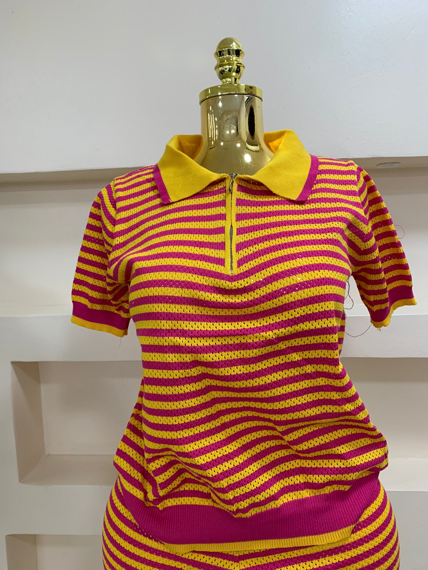 Zip Collar Two Piece Tmf022