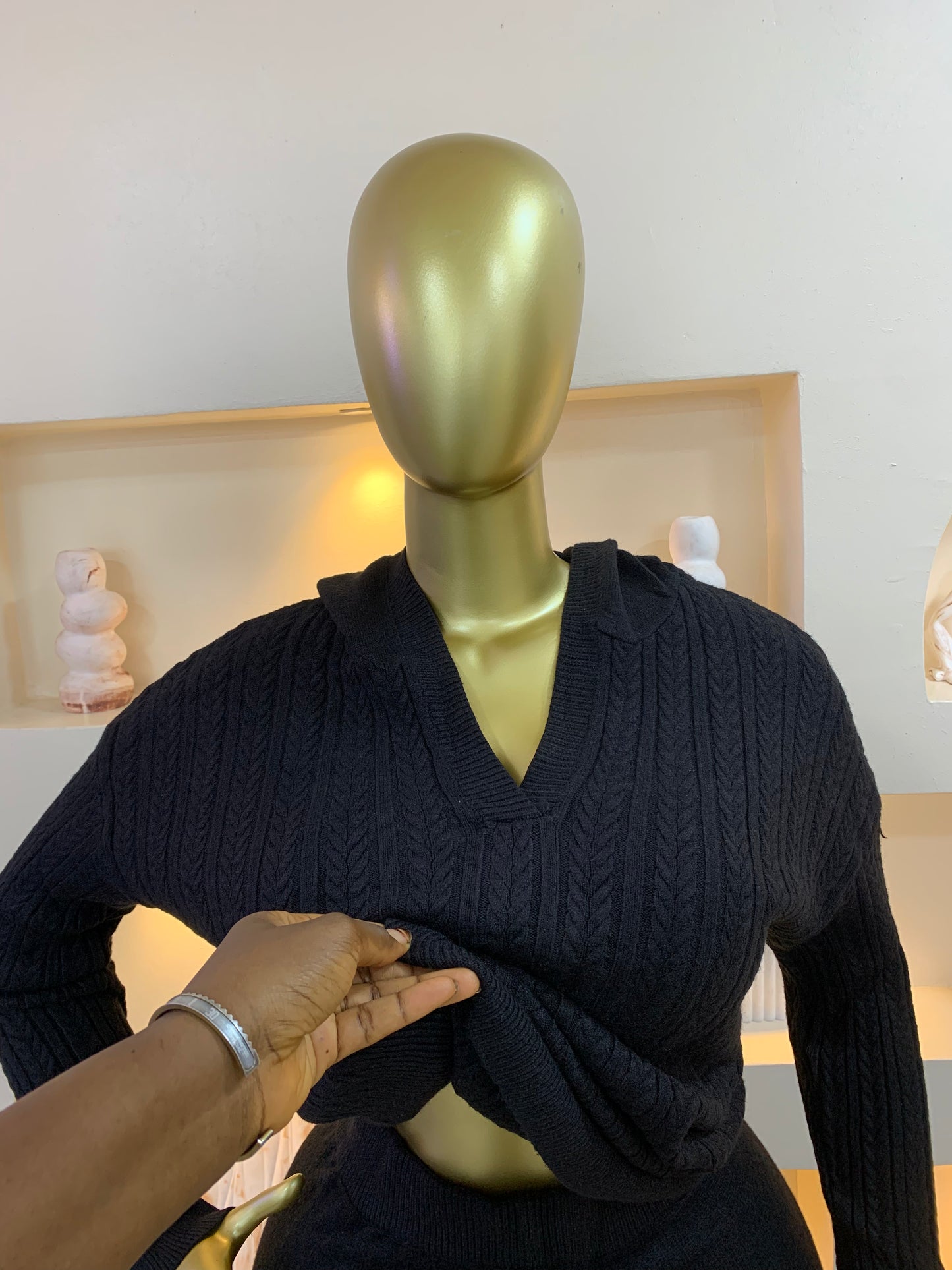 Intertwined Sweater Two Piece
