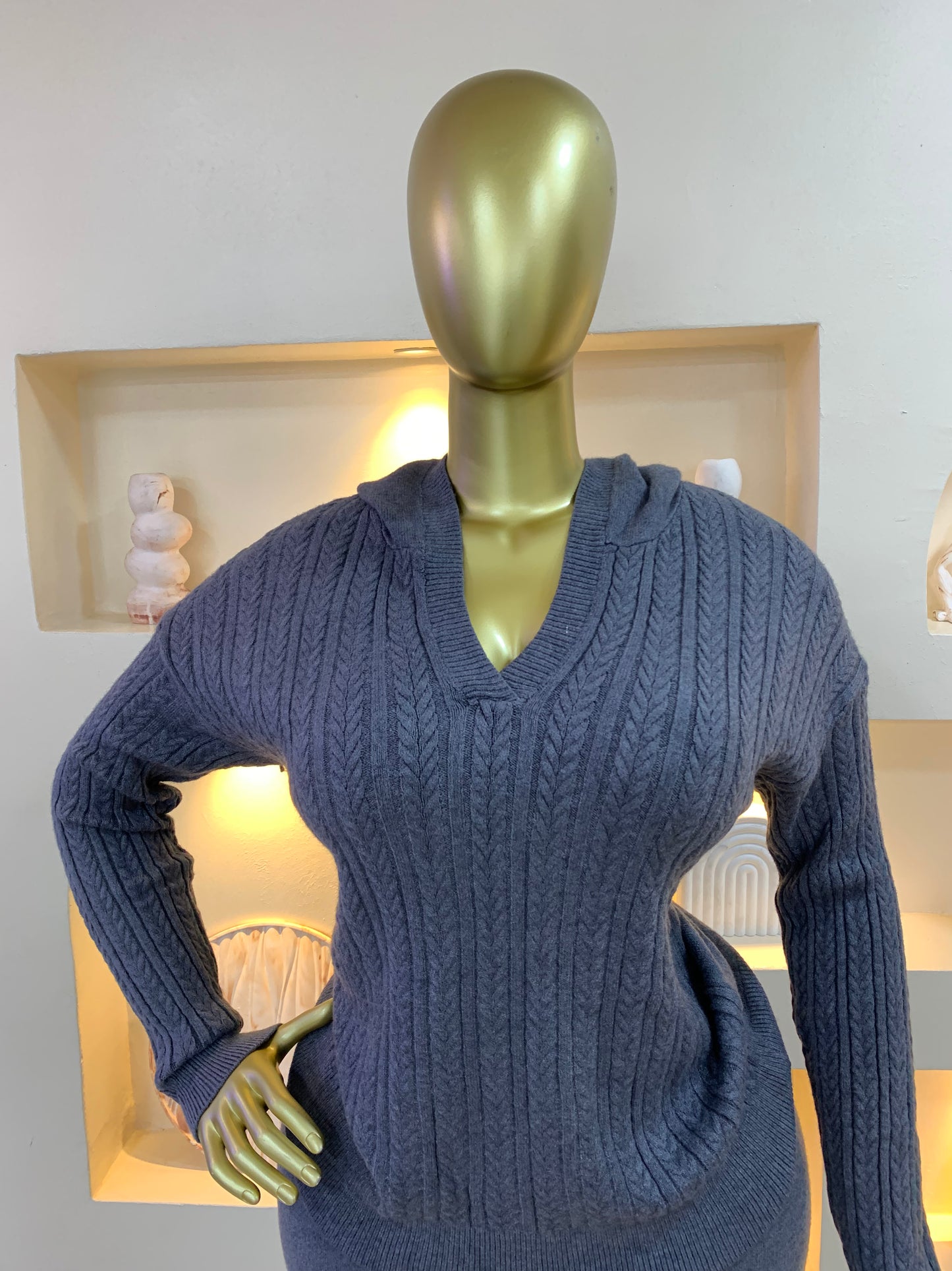 Intertwined Sweater Two Piece