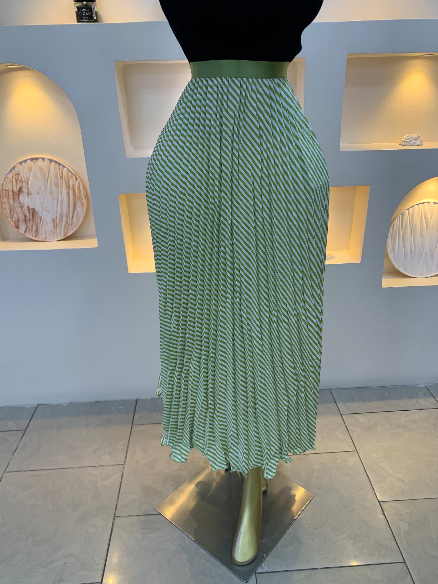 Citron pleated skirt 3003 Tmf029