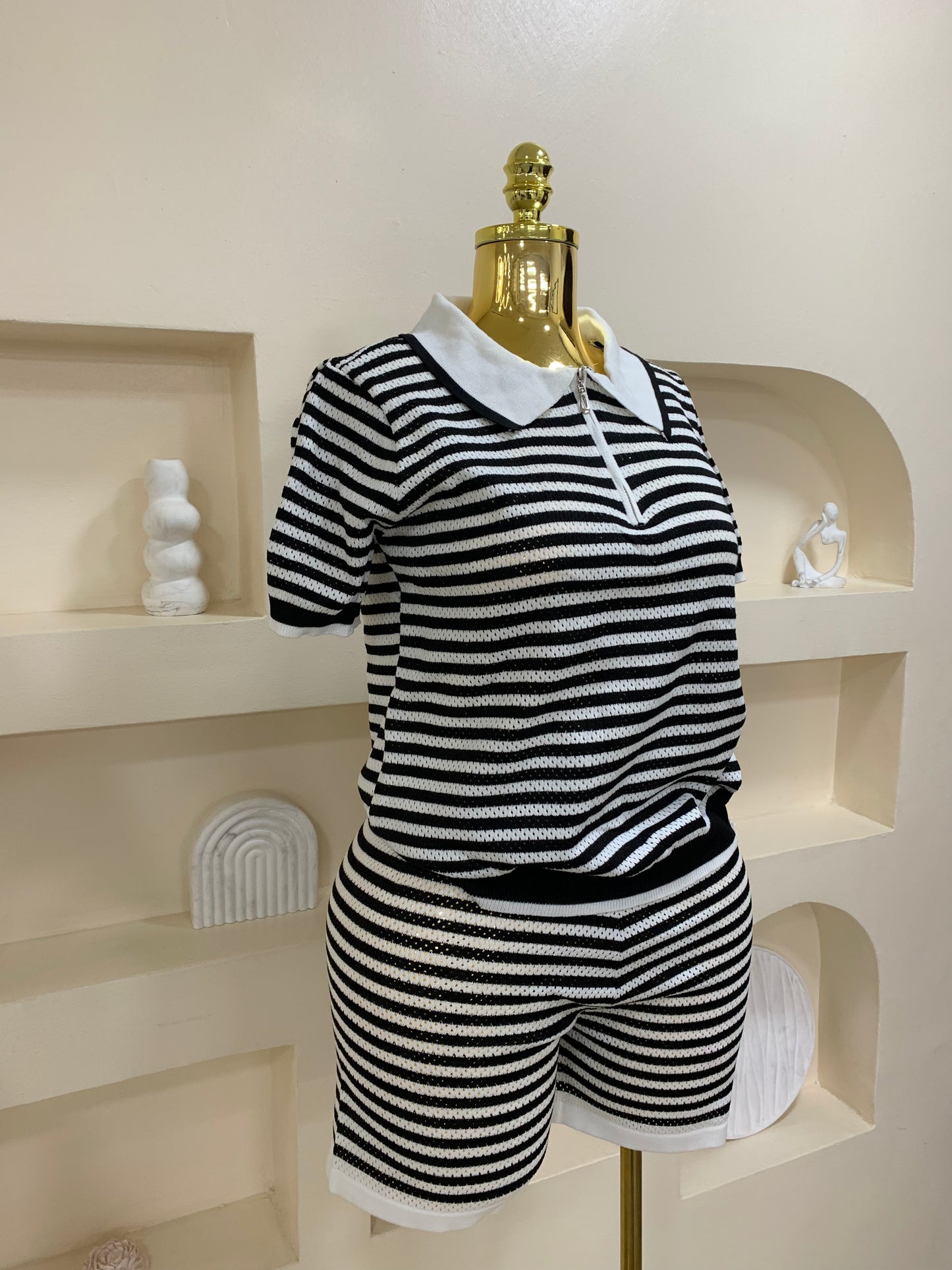 Zip Collar Two Piece Tmf022
