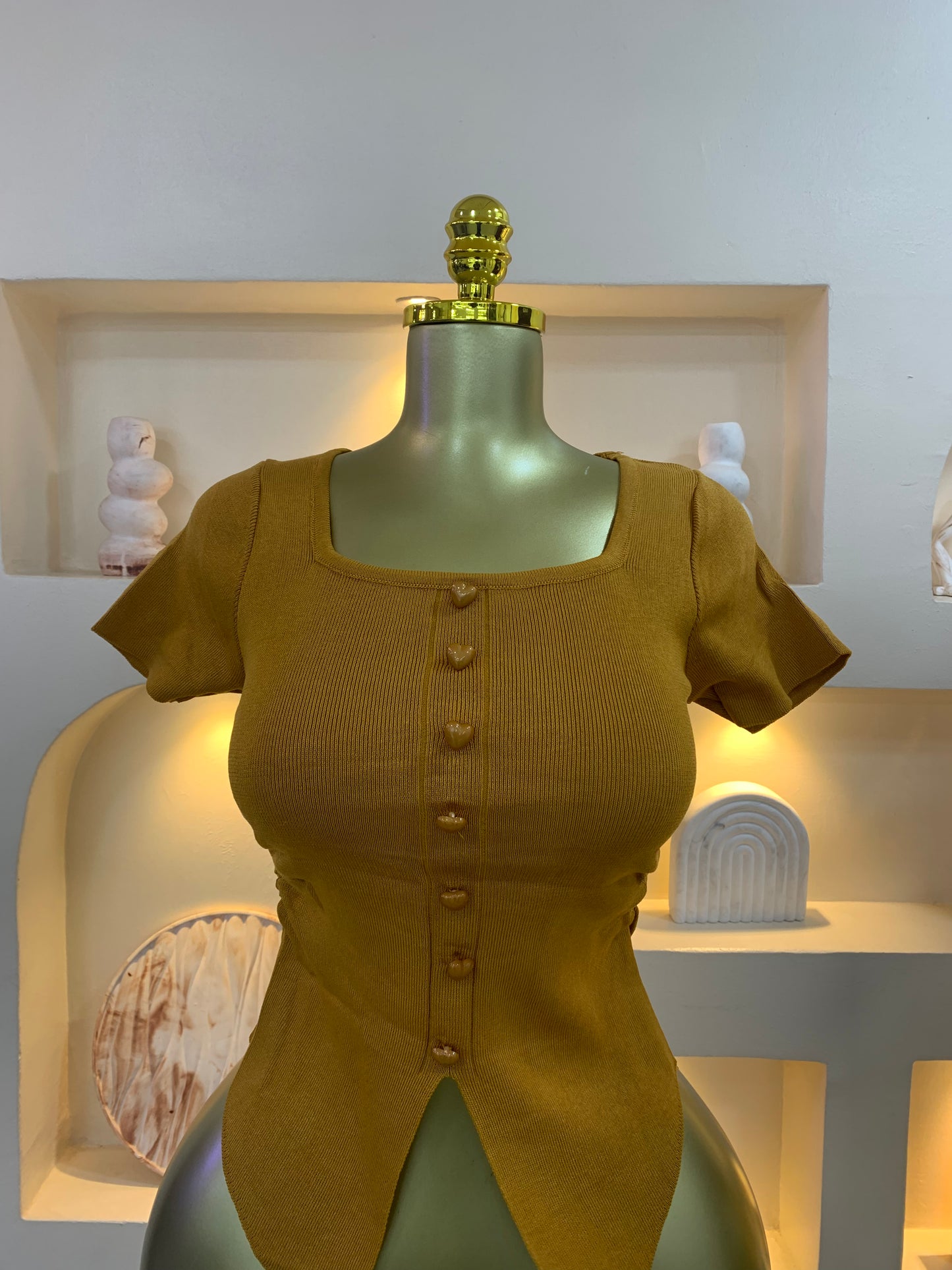 Squareneck love top MW1013