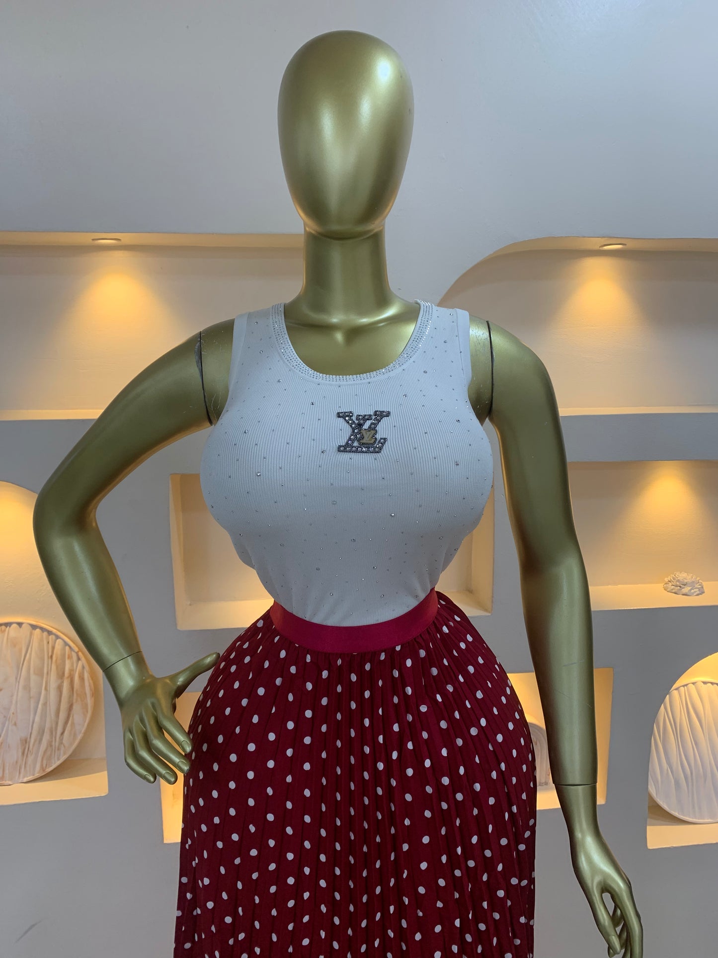 Polka Dot Skirt MW102