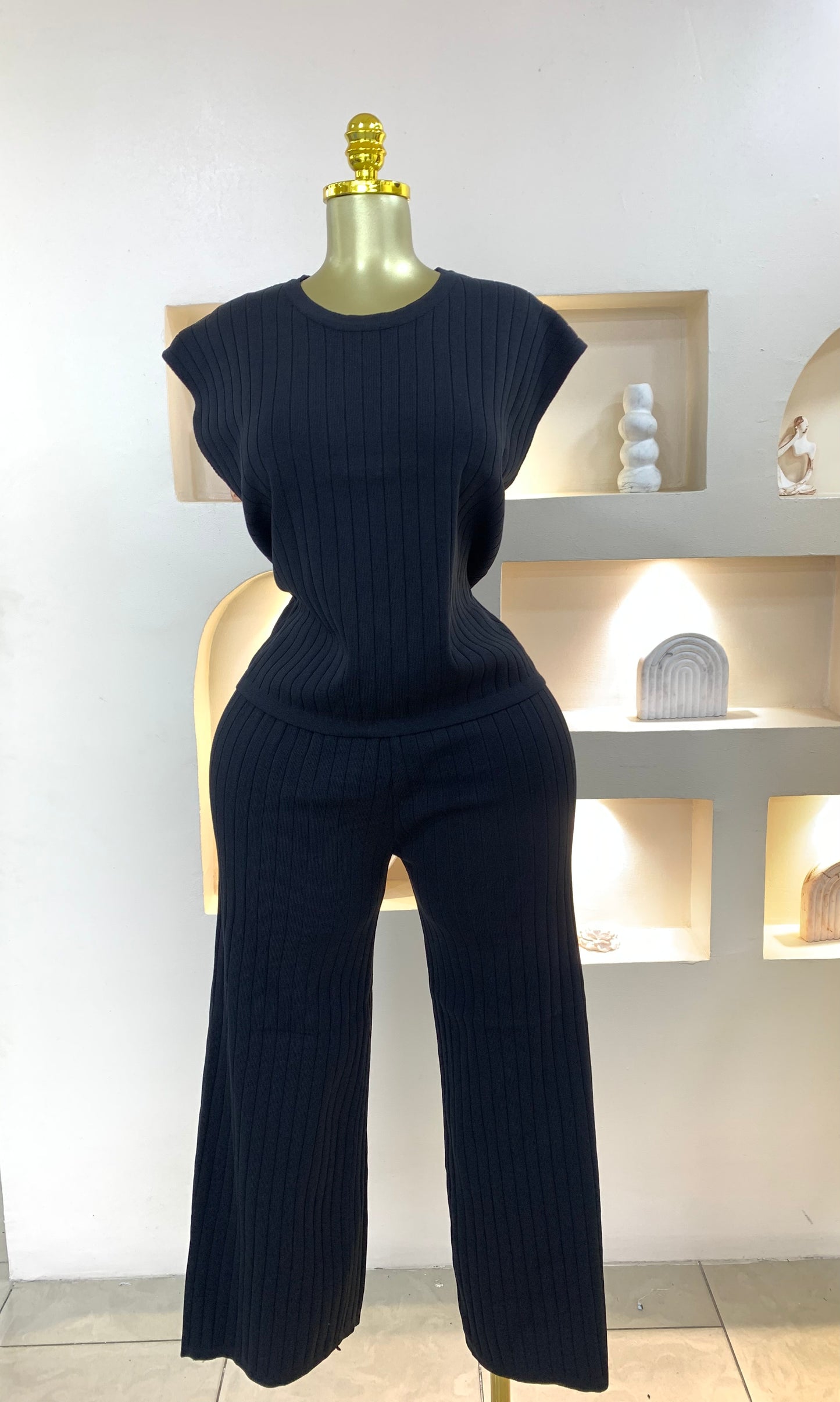 Sleeveless Top Two Piece ZT 217
