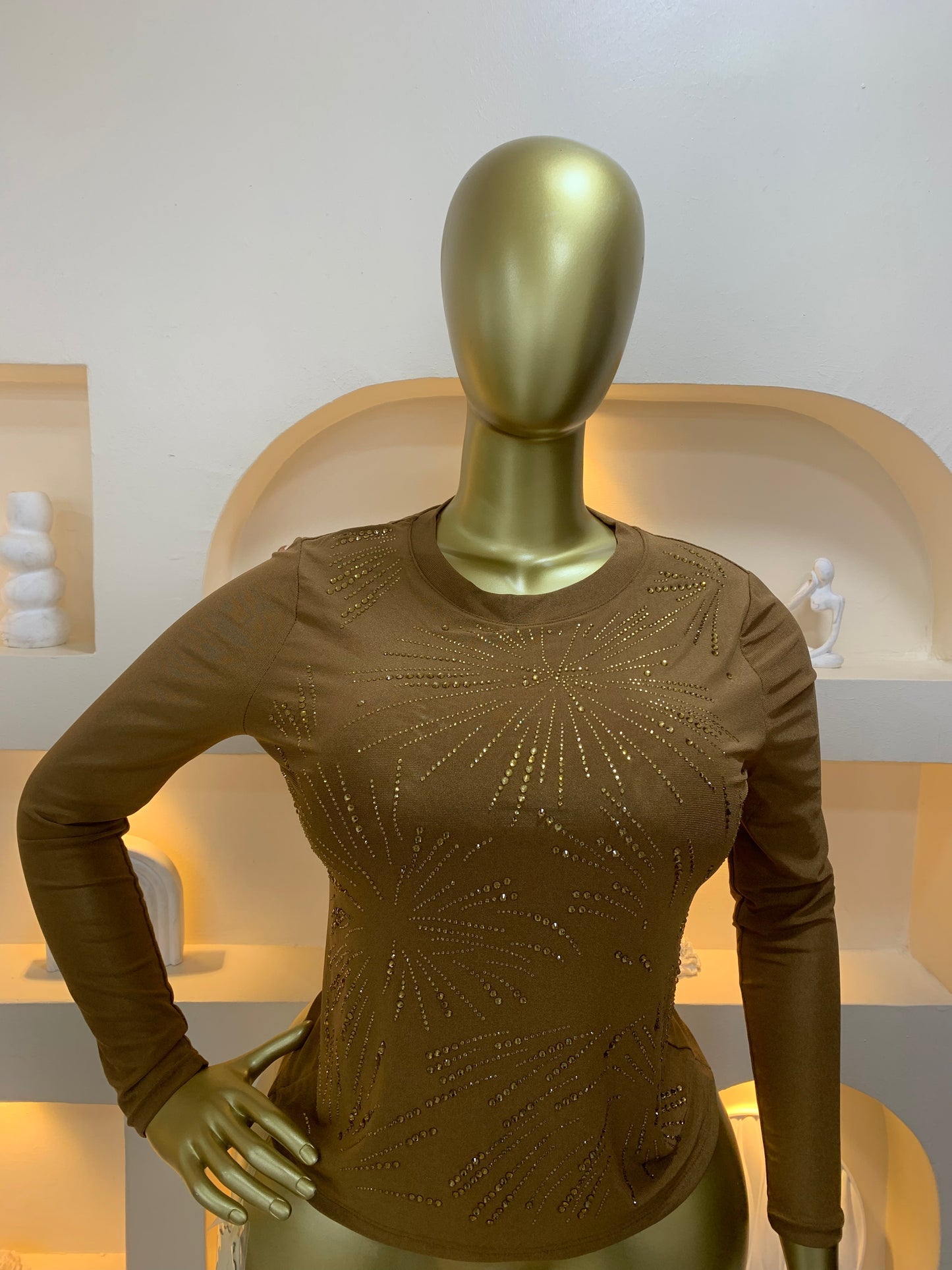Stone Mesh Top 6239 TT111
