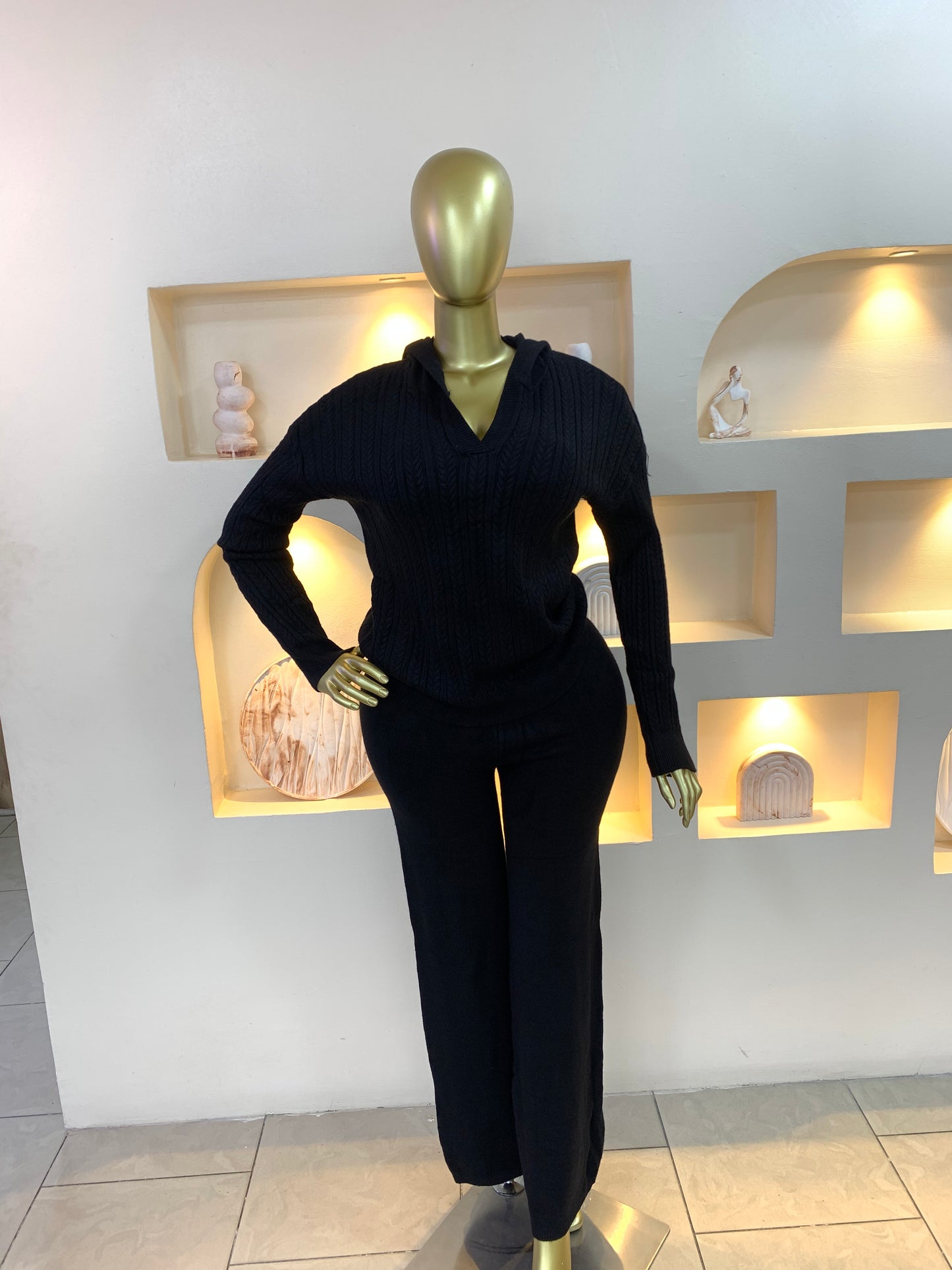 Intertwined Sweater Two Piece