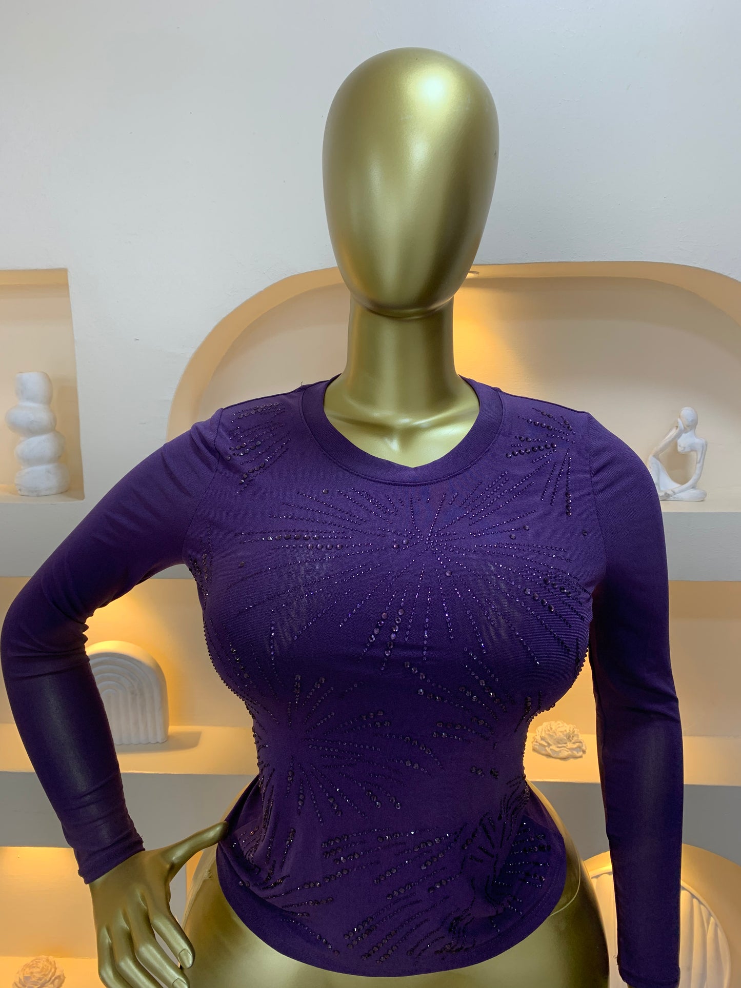 Stone Mesh Top 6239 TT111