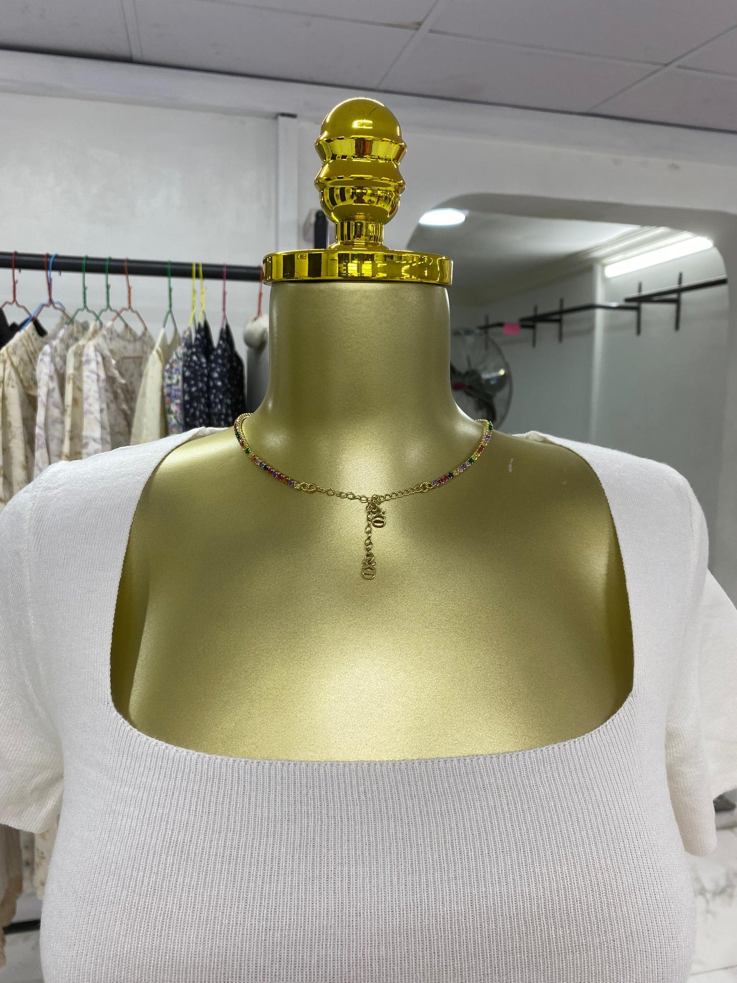 Square Neck Raunch Crop Top