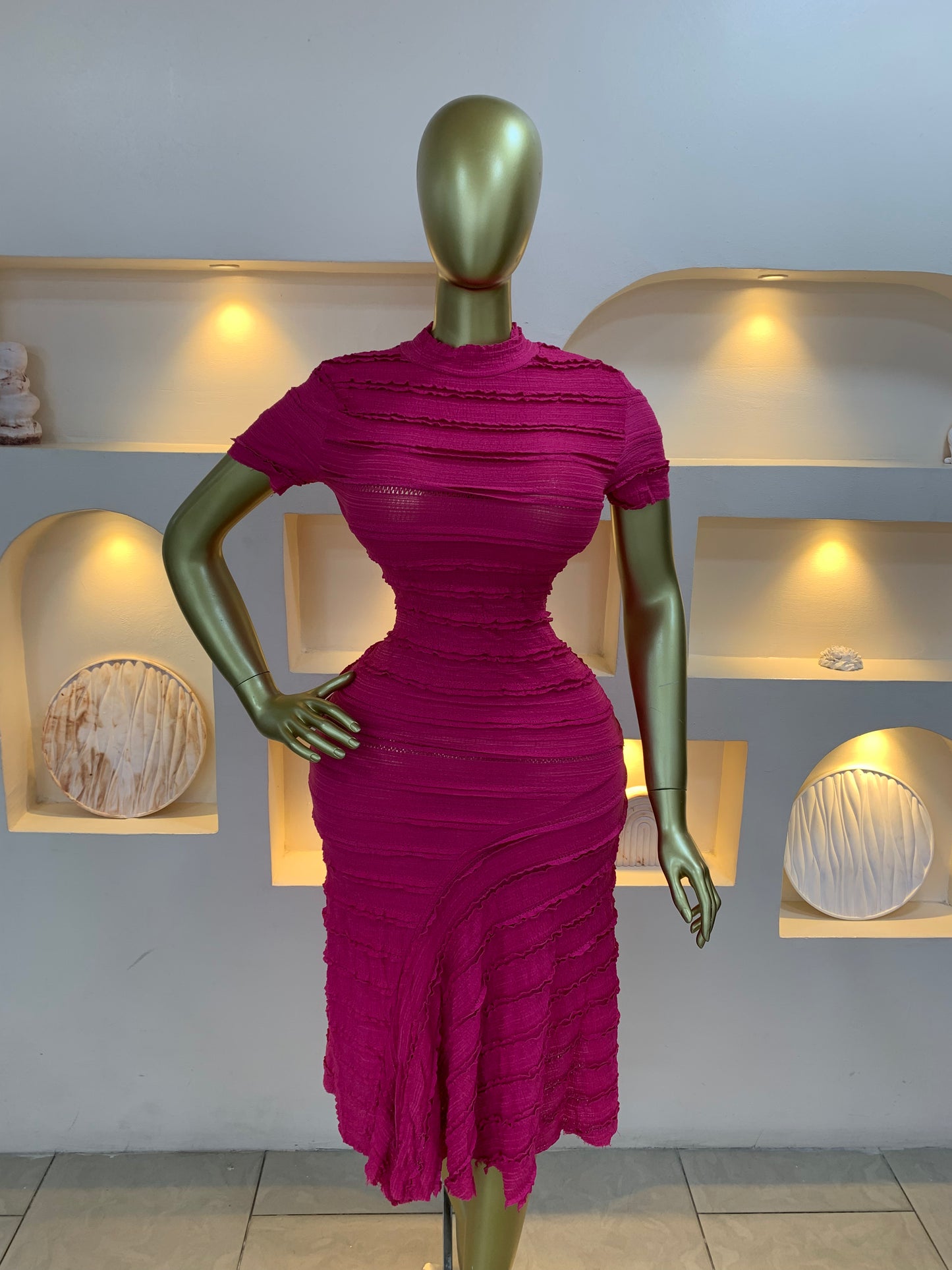 Asymmetrical dress MW124