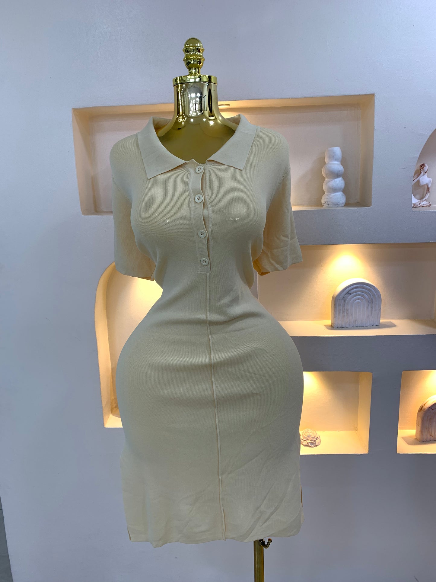 Datang Collar Dress ZT701