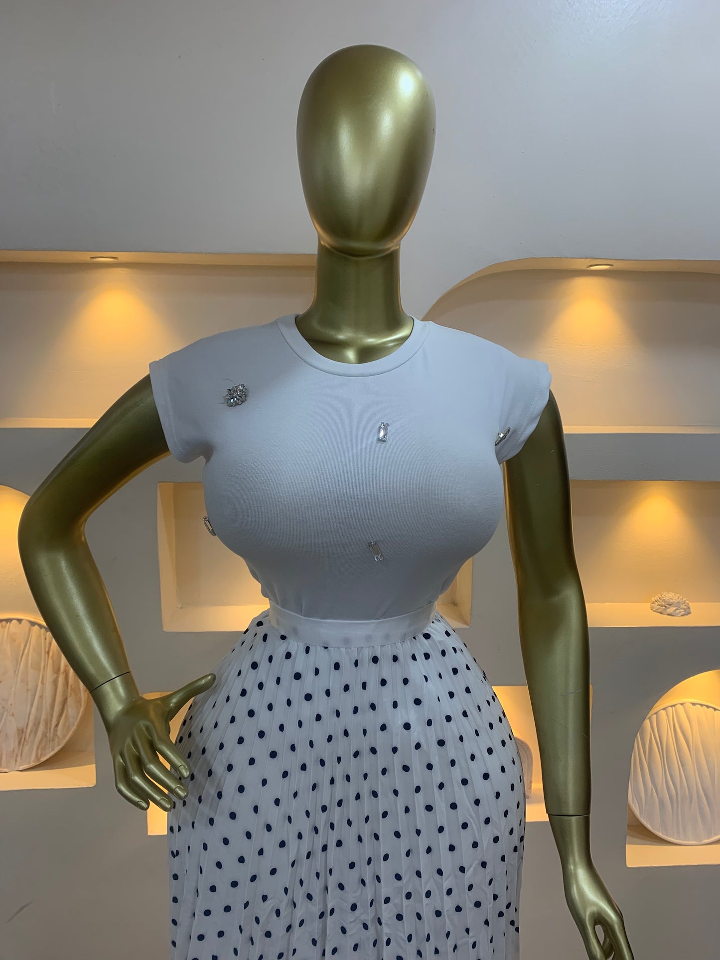 Polka Dot Skirt MW102