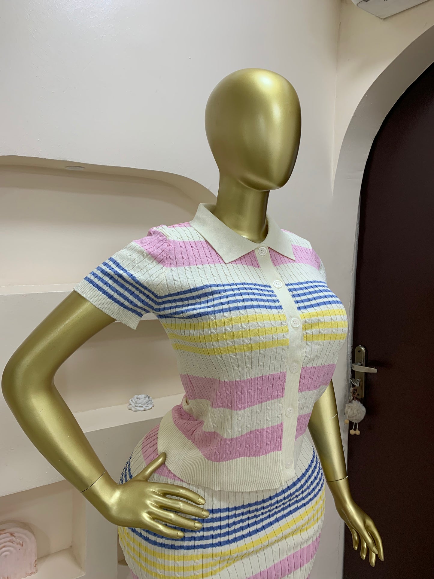 Intertwined Skirt Two Piece Set Tmf023