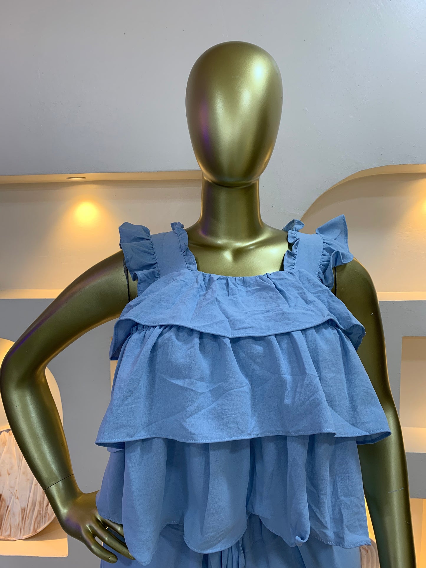 Ruffle Line Two Piece Set DG120