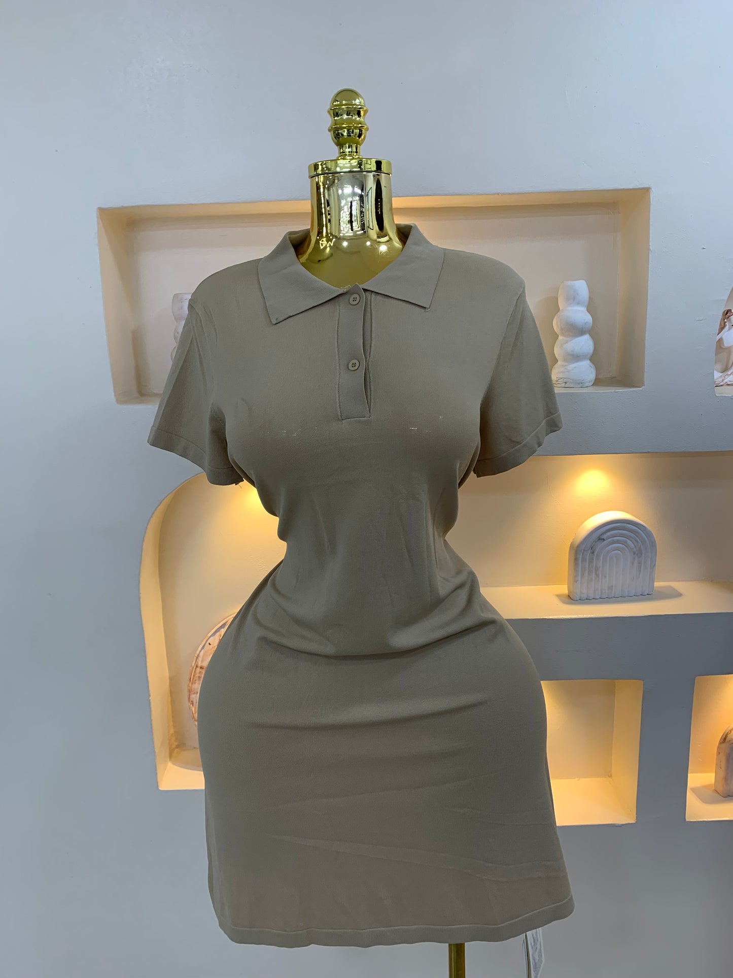 Datang Collar Dress ZT701
