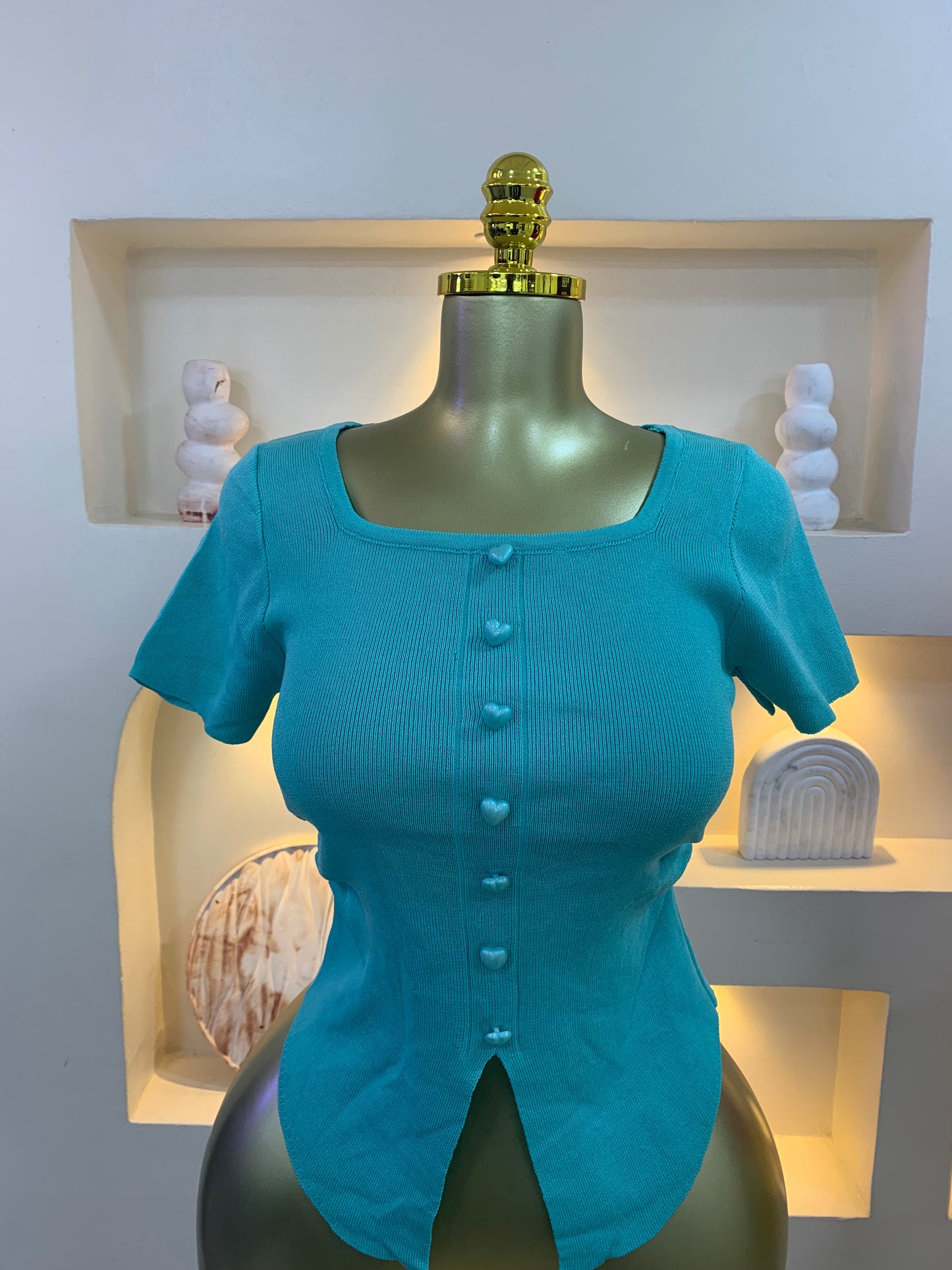 Squareneck love top MW1013